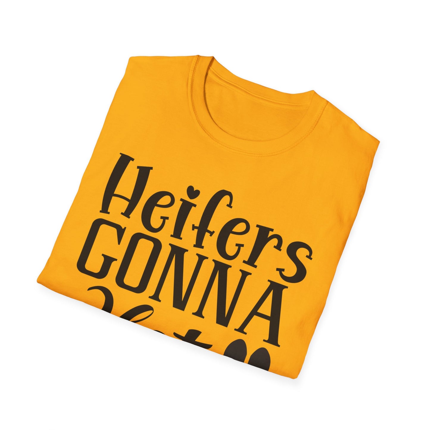 Heifers Gonna Hate Afro Unisex Softstyle T-Shirt