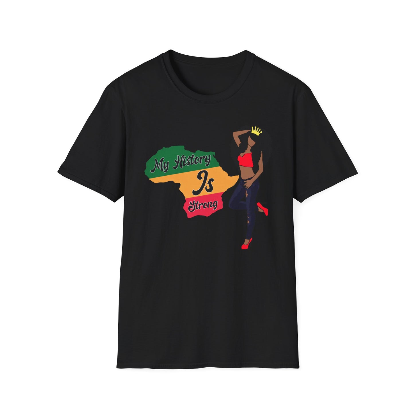 My History is Strong History Queen Softstyle T-Shirt