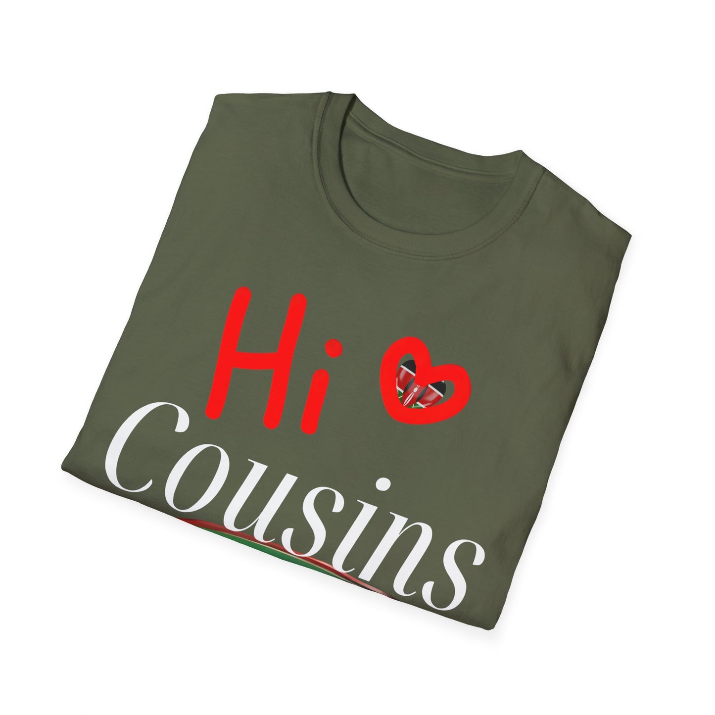 Hi Cousins Love T-Shirt - Fun Family Reunion Tee, Gift for Cousins, Cute Cousin Shirts, Family Gathering Apparel, Holiday Cheer