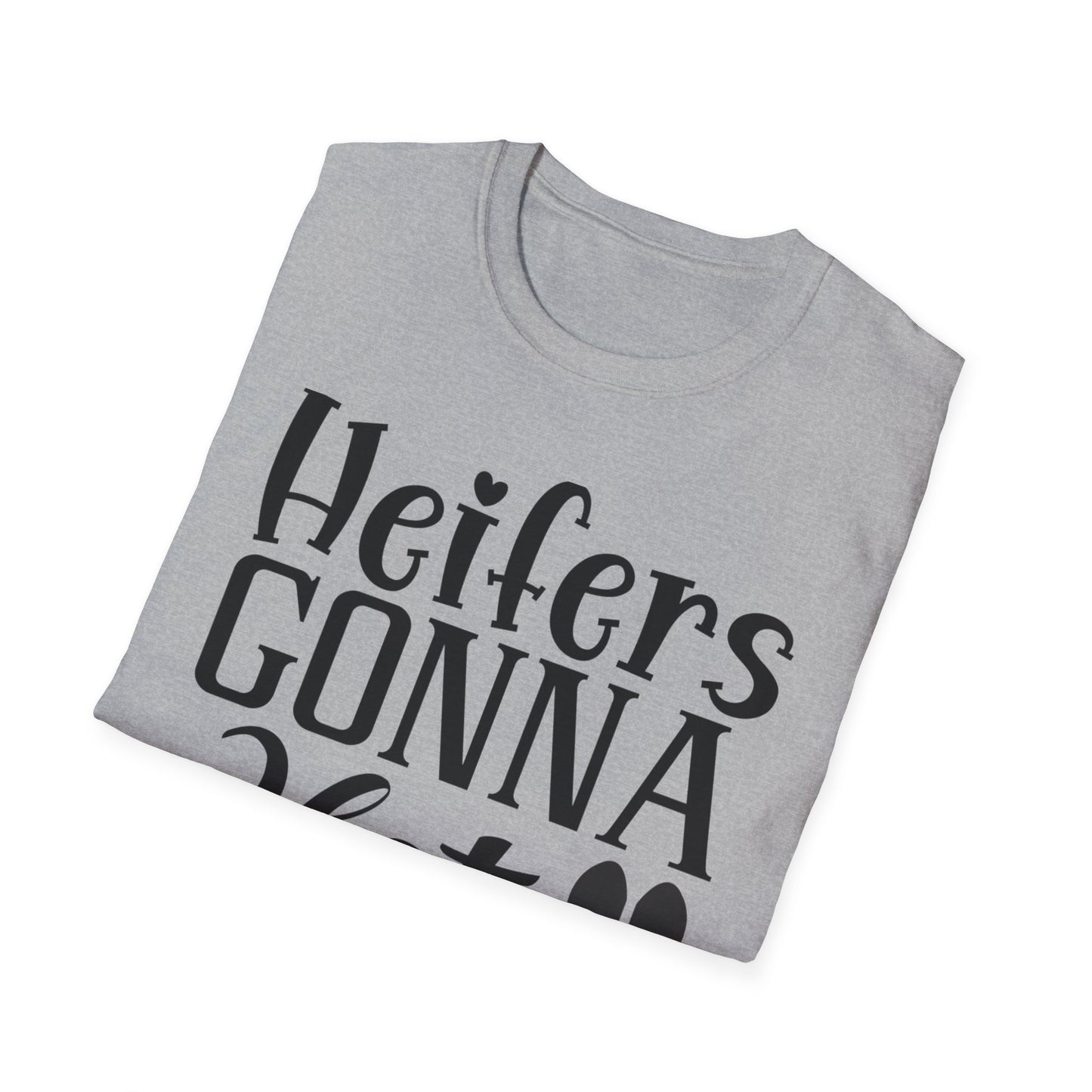 Heifers Gonna Hate Afro Unisex Softstyle T-Shirt