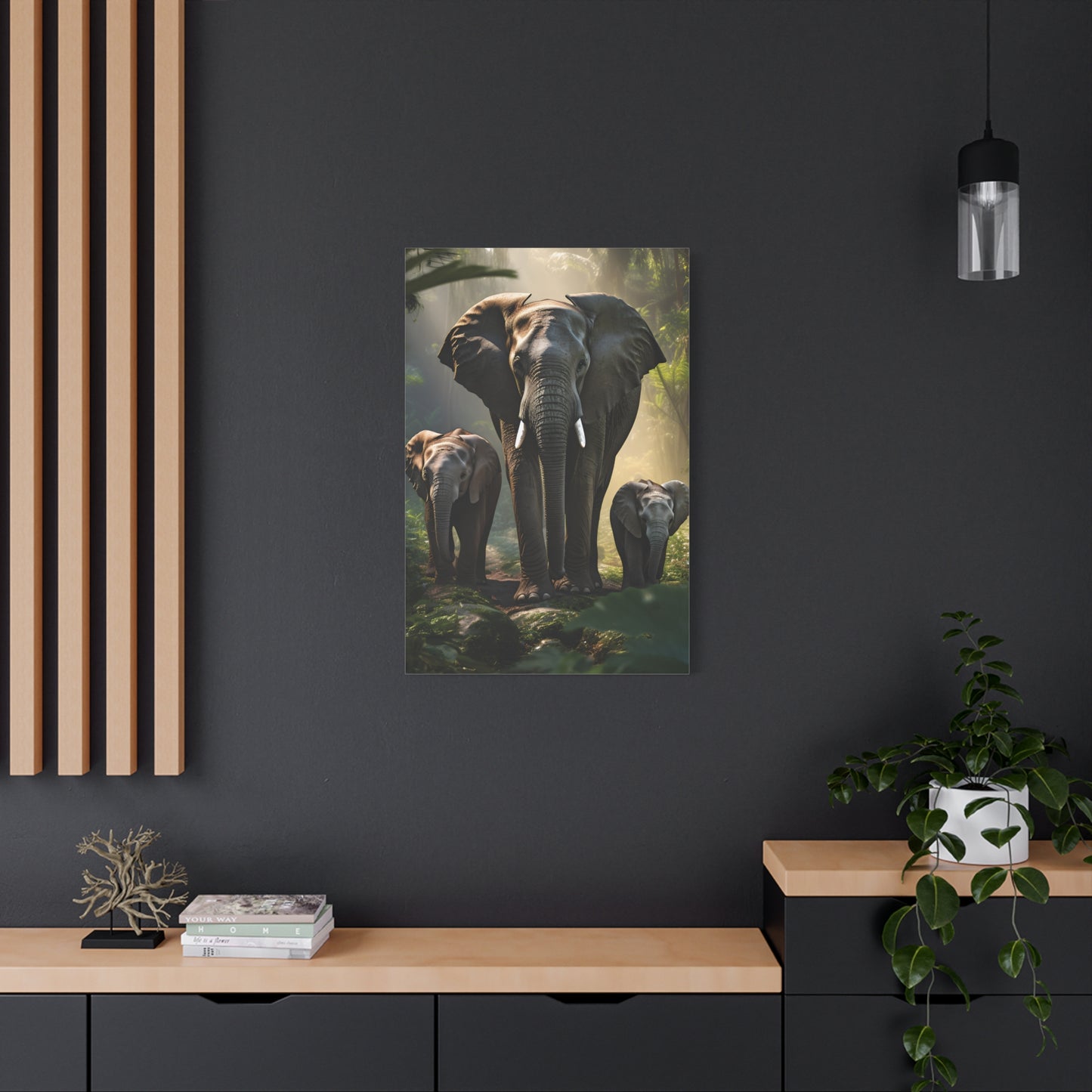 Majestic Elephant Canvas Print, Wall Art, Nature Decor, Animal Lover Gift, Safari Wall Art, Wildlife Artwork