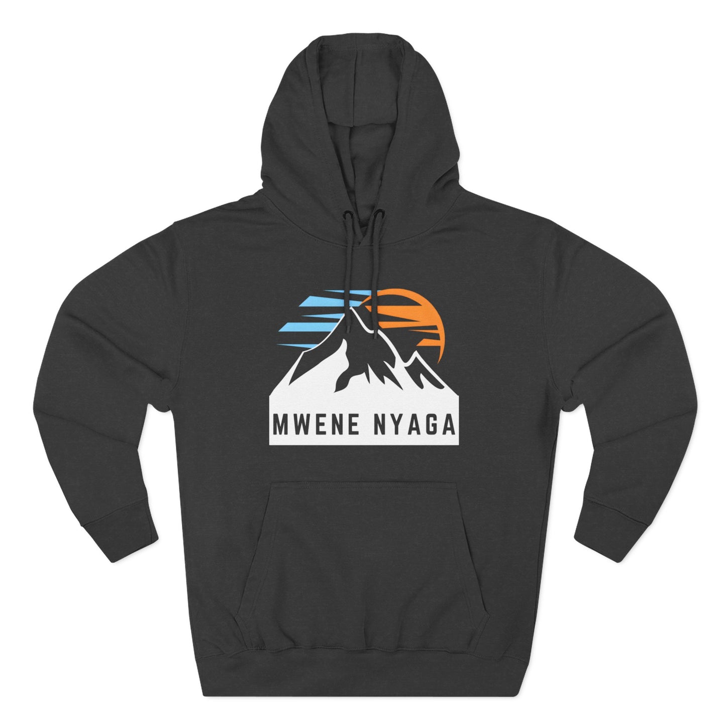 Mountain Sunset Three-Panel Fleece Hoodie - MWENE NYAGA