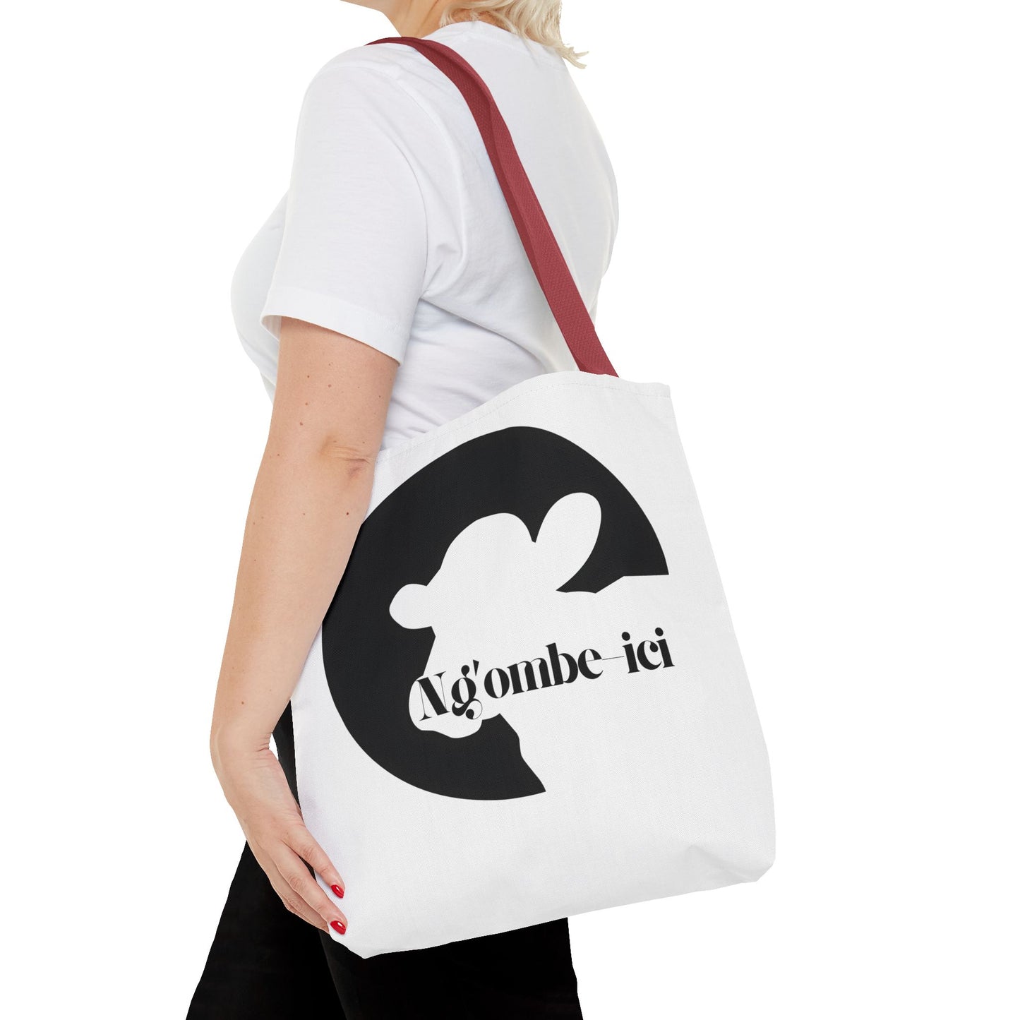 Ngombe-ici Chic Cow Print Tote Bag, Stylish Eco-Friendly Bag, Great for Shopping, Travel, Gifts, and Everyday Use