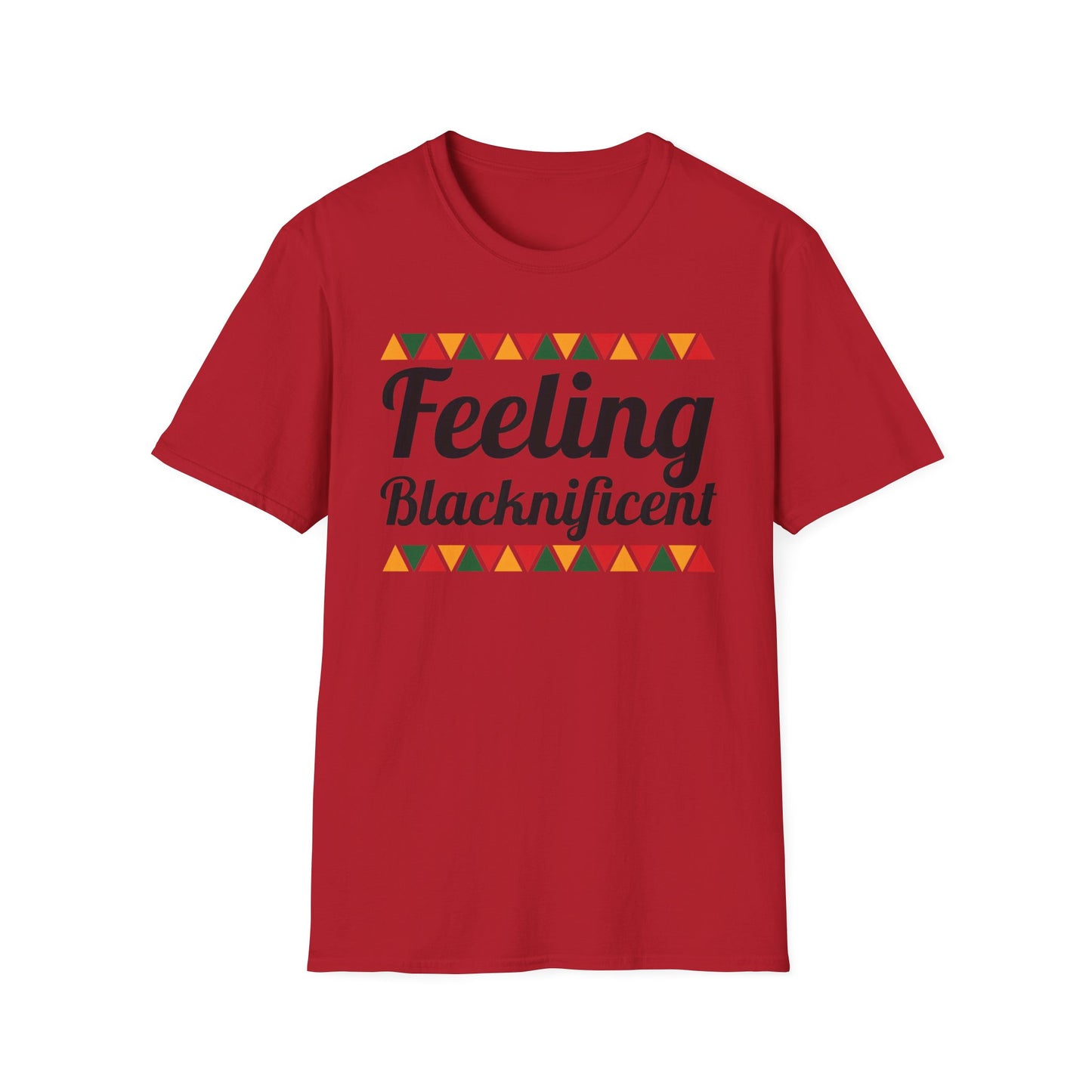 Feeling Blacknificent Afro Unisex Softstyle T-Shirt