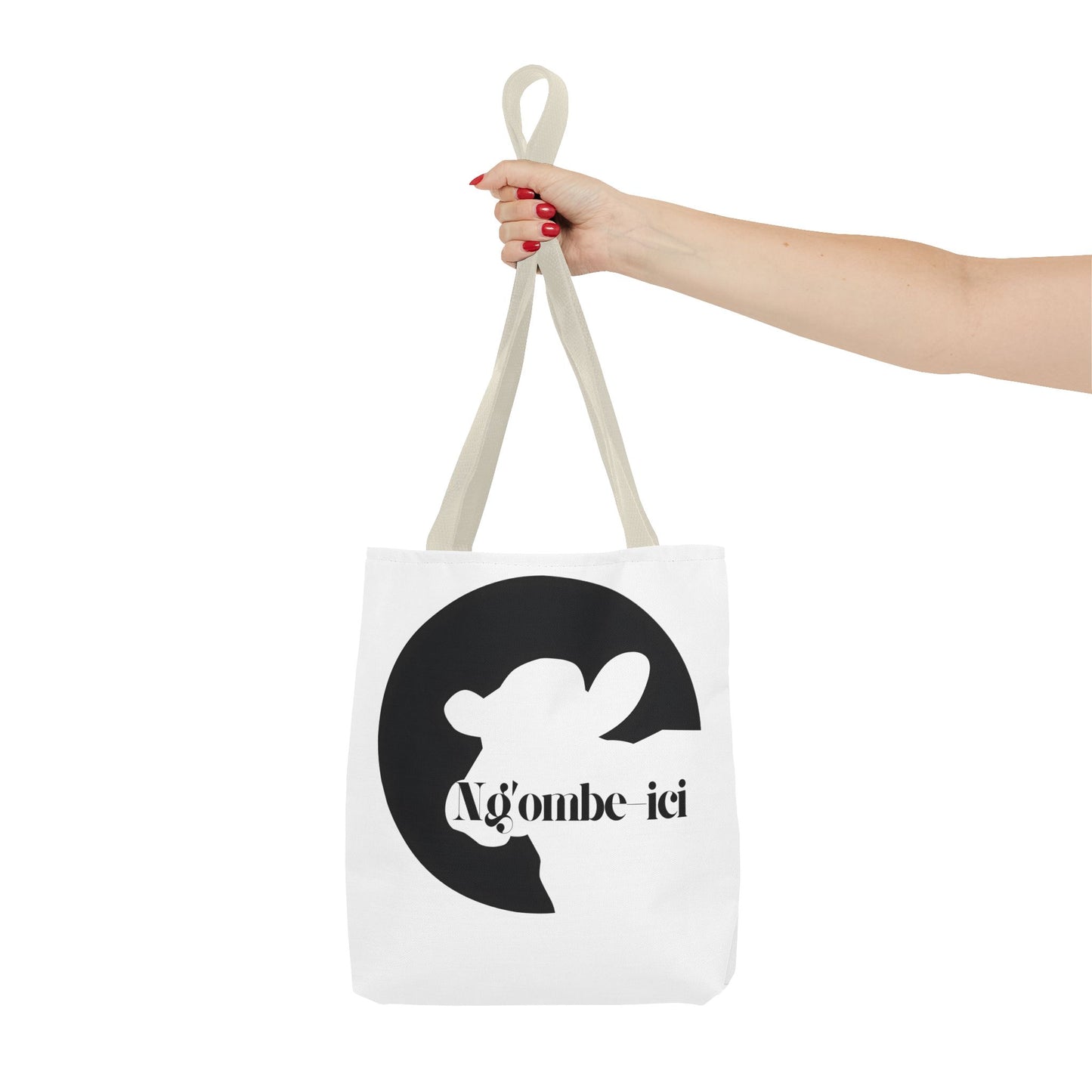 Ngombe-ici Chic Cow Print Tote Bag, Stylish Eco-Friendly Bag, Great for Shopping, Travel, Gifts, and Everyday Use