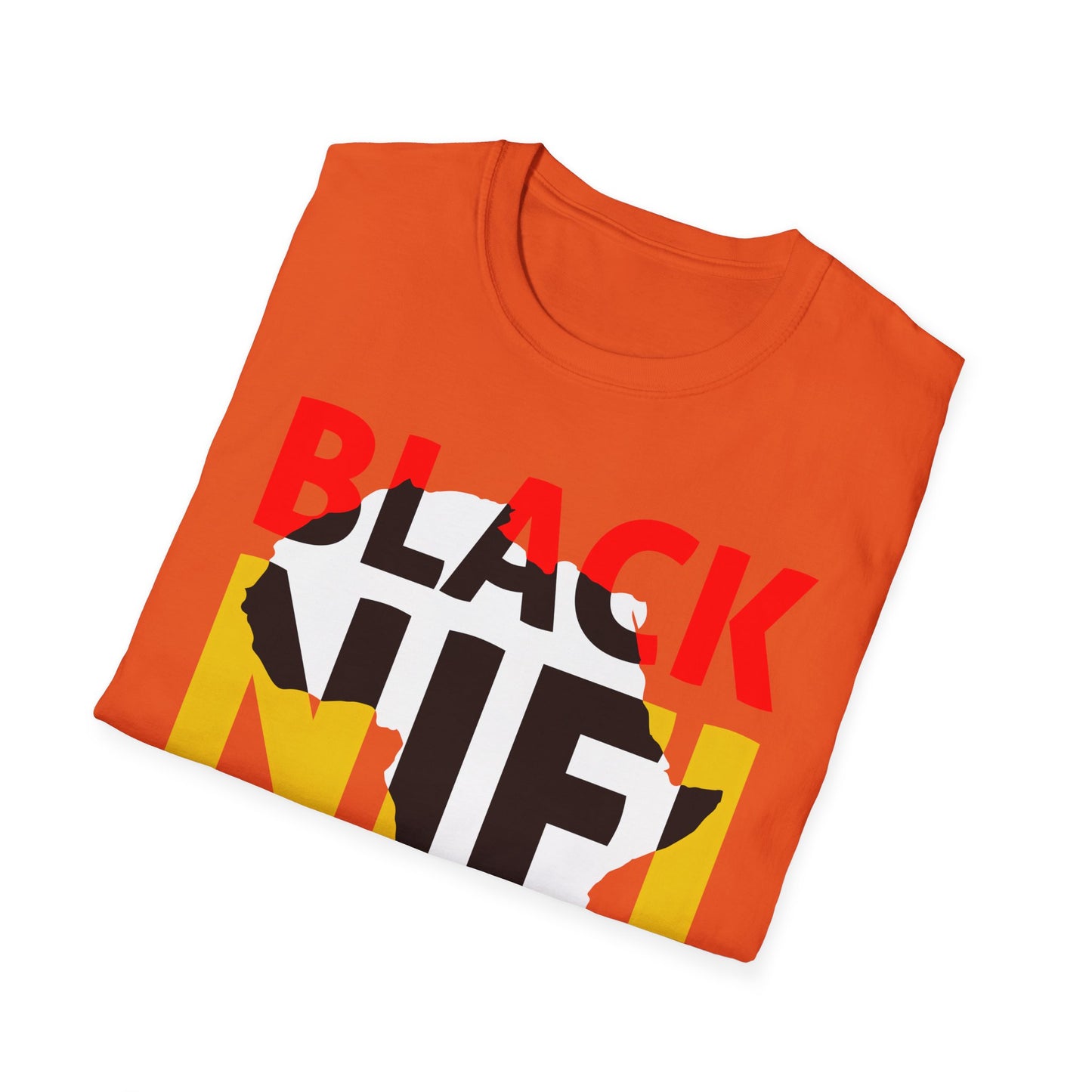 Blacknificent African Map Unisex Softstyle T-Shirt
