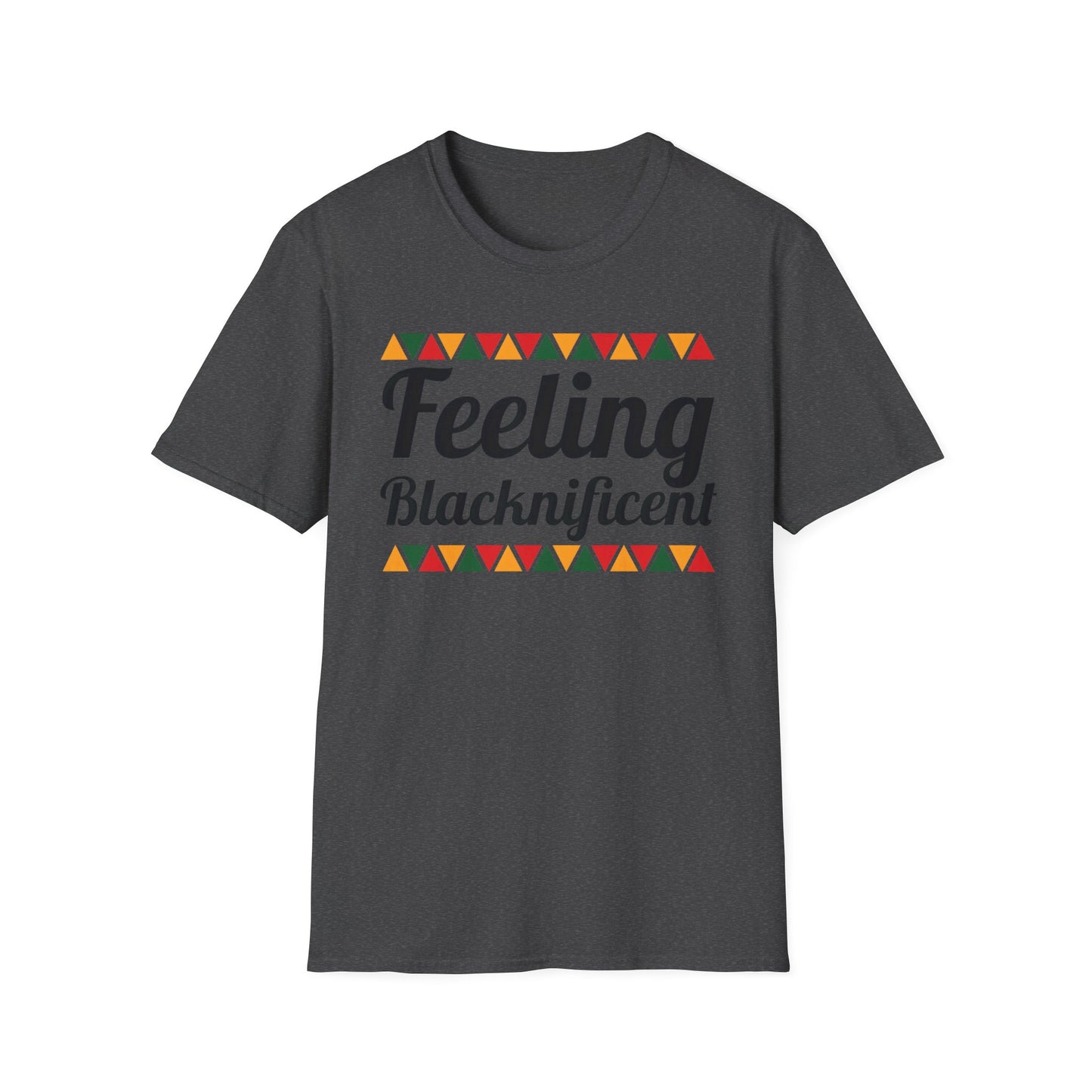 Feeling Blacknificent Afro Unisex Softstyle T-Shirt