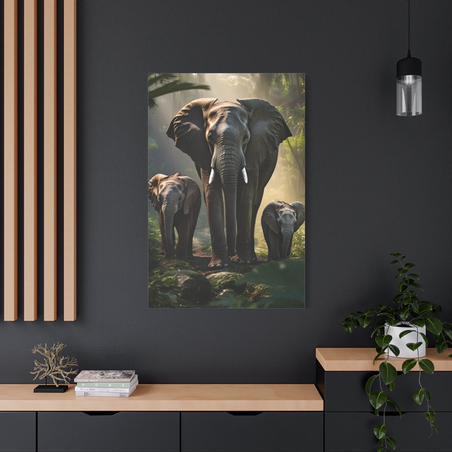 Majestic Elephant Canvas Print, Wall Art, Nature Decor, Animal Lover Gift, Safari Wall Art, Wildlife Artwork