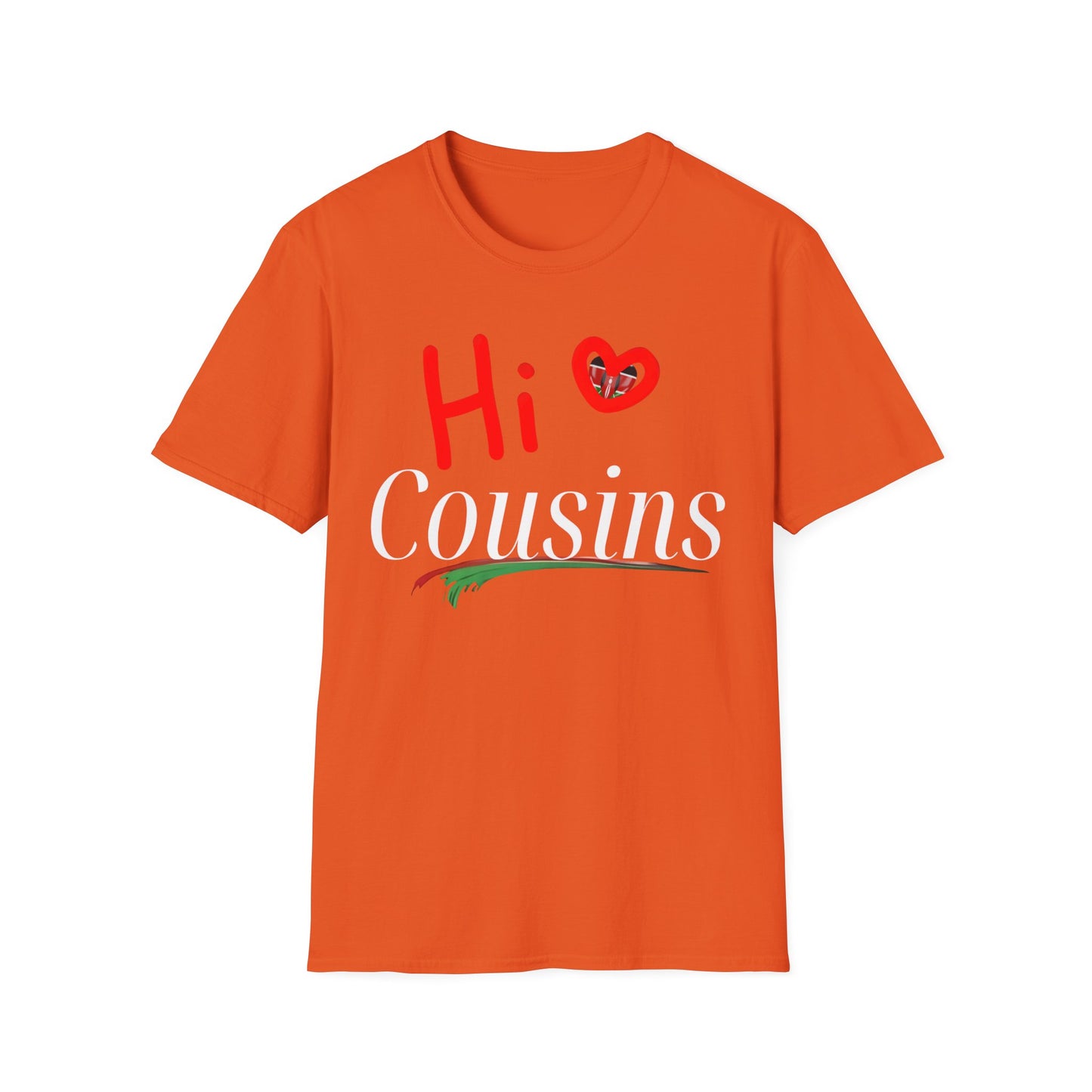 Hi Cousins Love T-Shirt - Fun Family Reunion Tee, Gift for Cousins, Cute Cousin Shirts, Family Gathering Apparel, Holiday Cheer