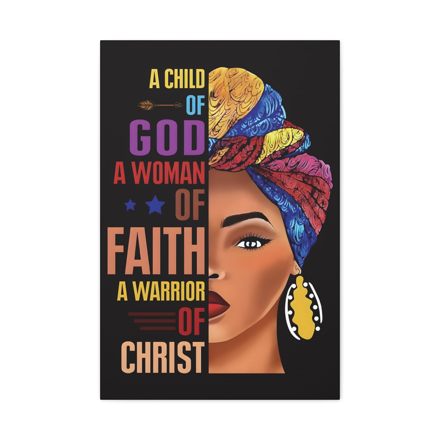 Child of God, Inspirational Canvas Art Print, Faith Decor, Christian Wall Art, Gift for Her, Home Decor