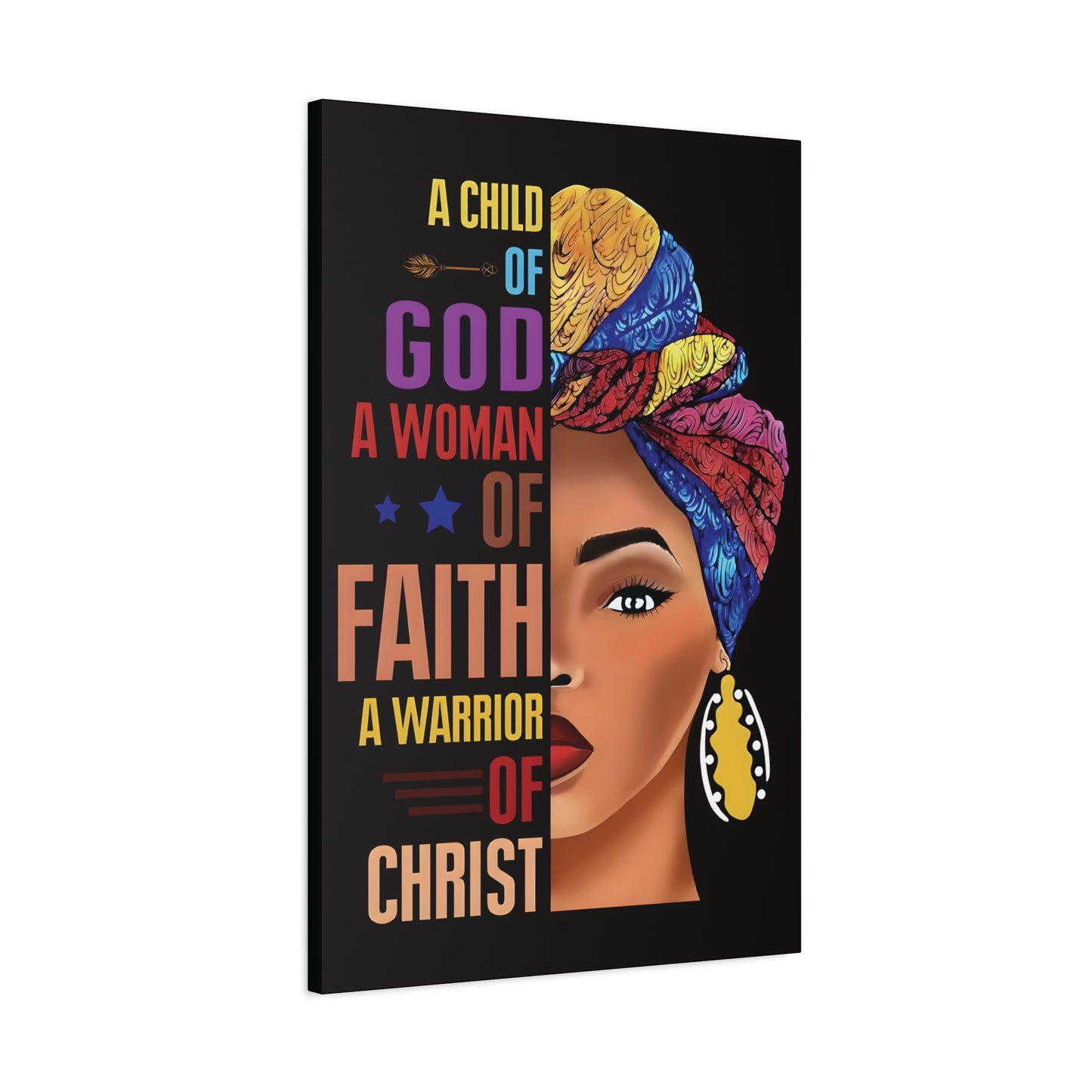 Child of God, Inspirational Canvas Art Print, Faith Decor, Christian Wall Art, Gift for Her, Home Decor