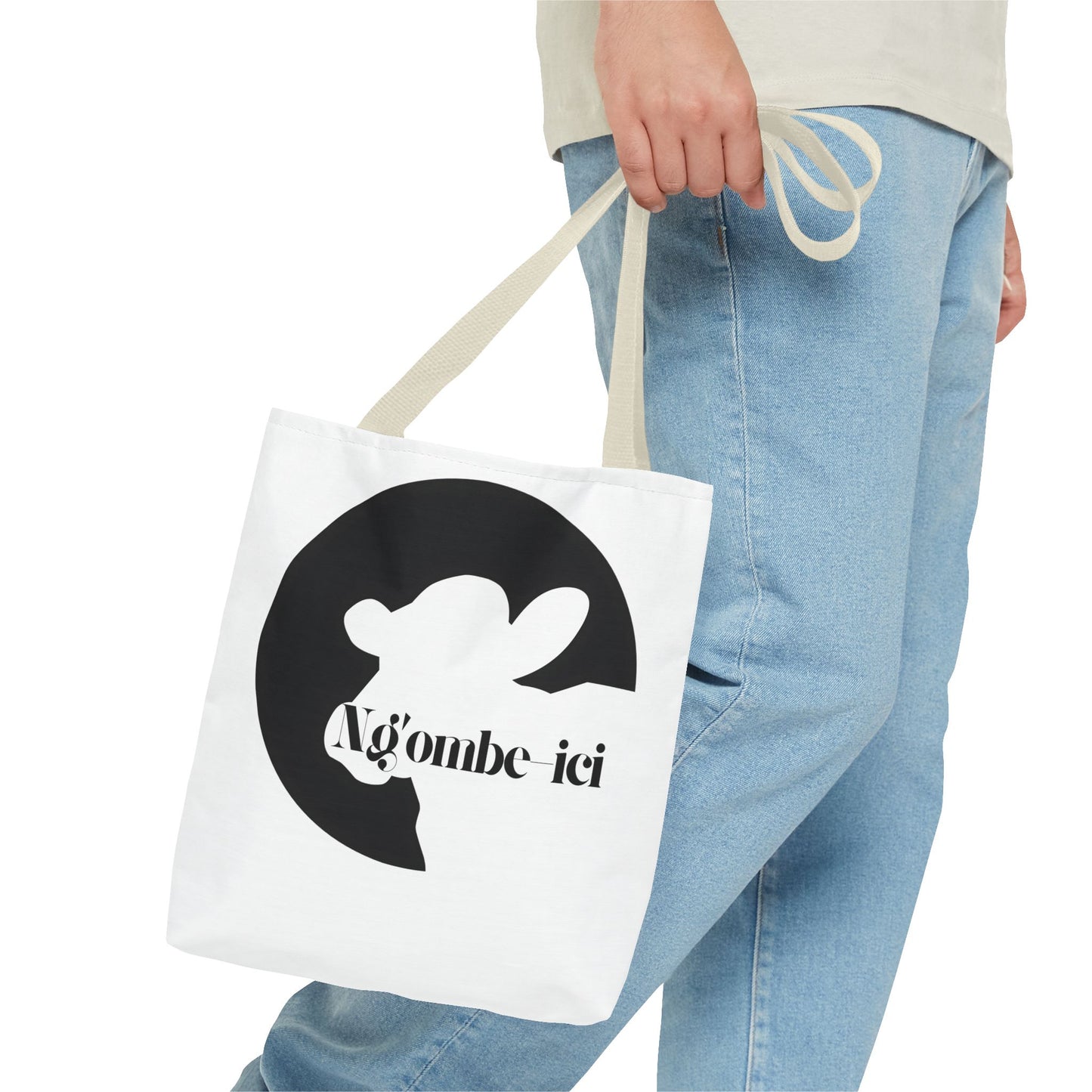 Ngombe-ici Chic Cow Print Tote Bag, Stylish Eco-Friendly Bag, Great for Shopping, Travel, Gifts, and Everyday Use