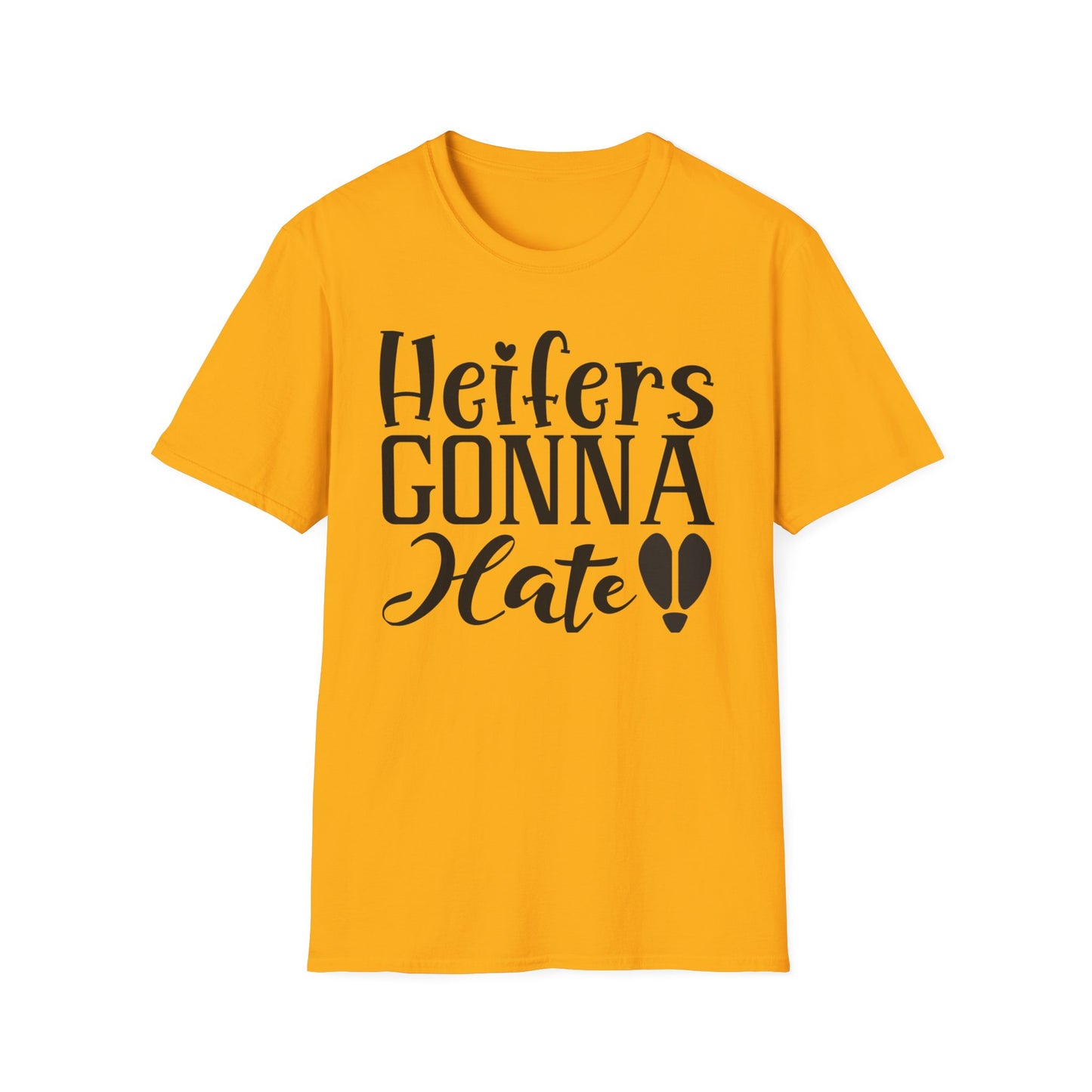 Heifers Gonna Hate Afro Unisex Softstyle T-Shirt