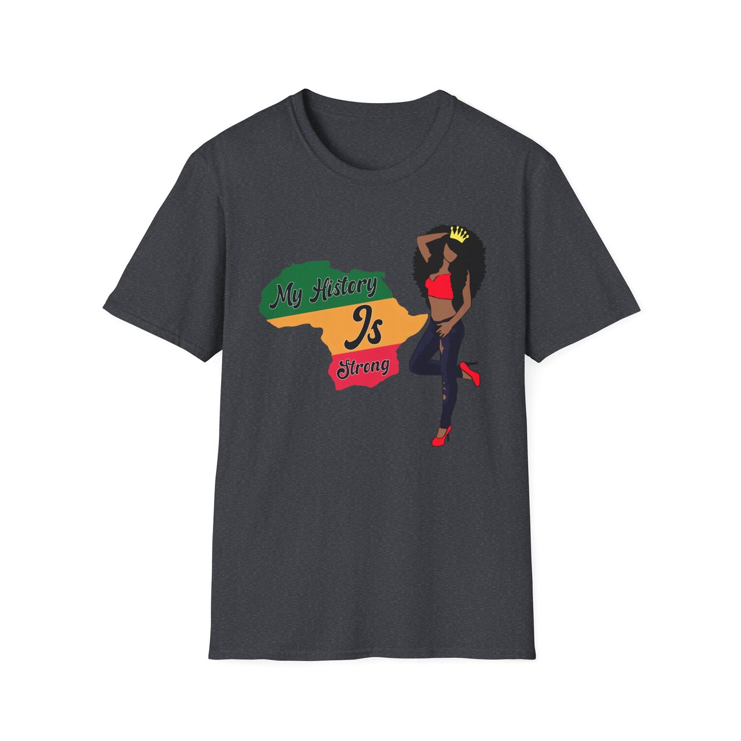 My History is Strong History Queen Softstyle T-Shirt