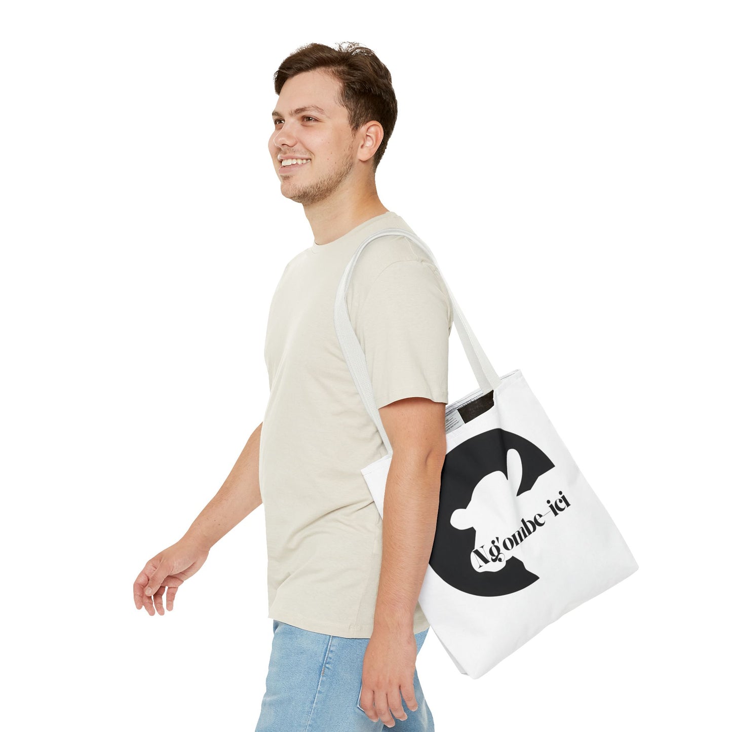 Ngombe-ici Chic Cow Print Tote Bag, Stylish Eco-Friendly Bag, Great for Shopping, Travel, Gifts, and Everyday Use