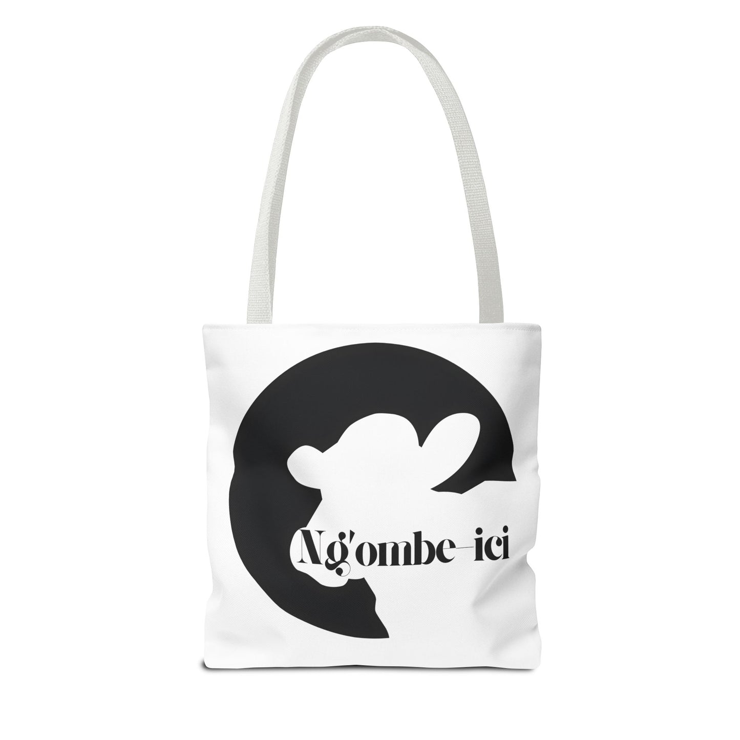 Ngombe-ici Chic Cow Print Tote Bag, Stylish Eco-Friendly Bag, Great for Shopping, Travel, Gifts, and Everyday Use