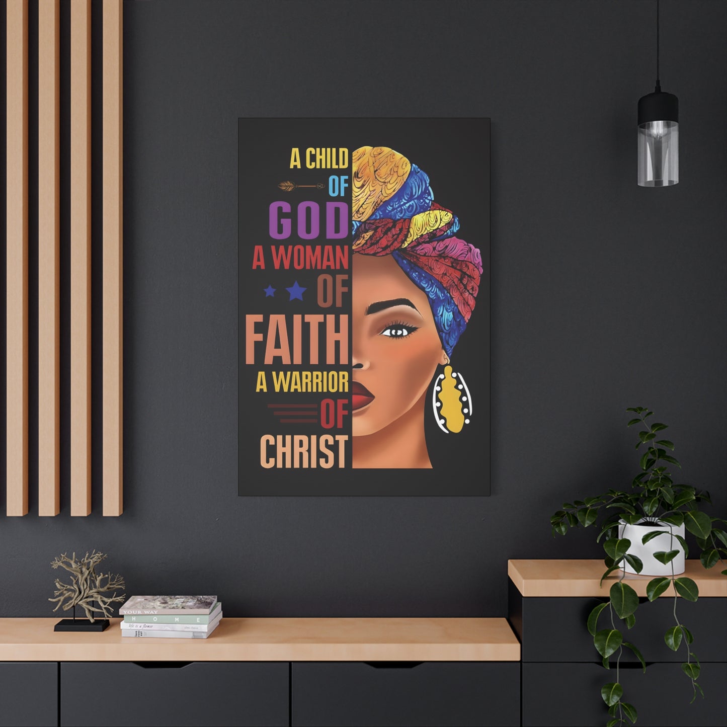 Child of God, Inspirational Canvas Art Print, Faith Decor, Christian Wall Art, Gift for Her, Home Decor