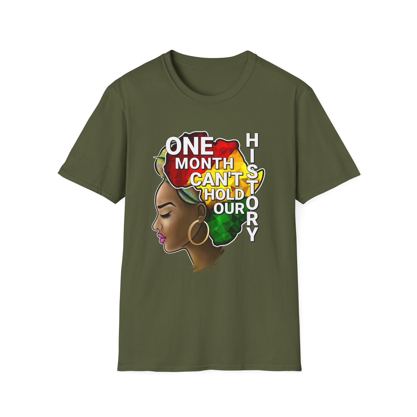 One Month Cant Hold Our History Queen Softstyle T-Shirt