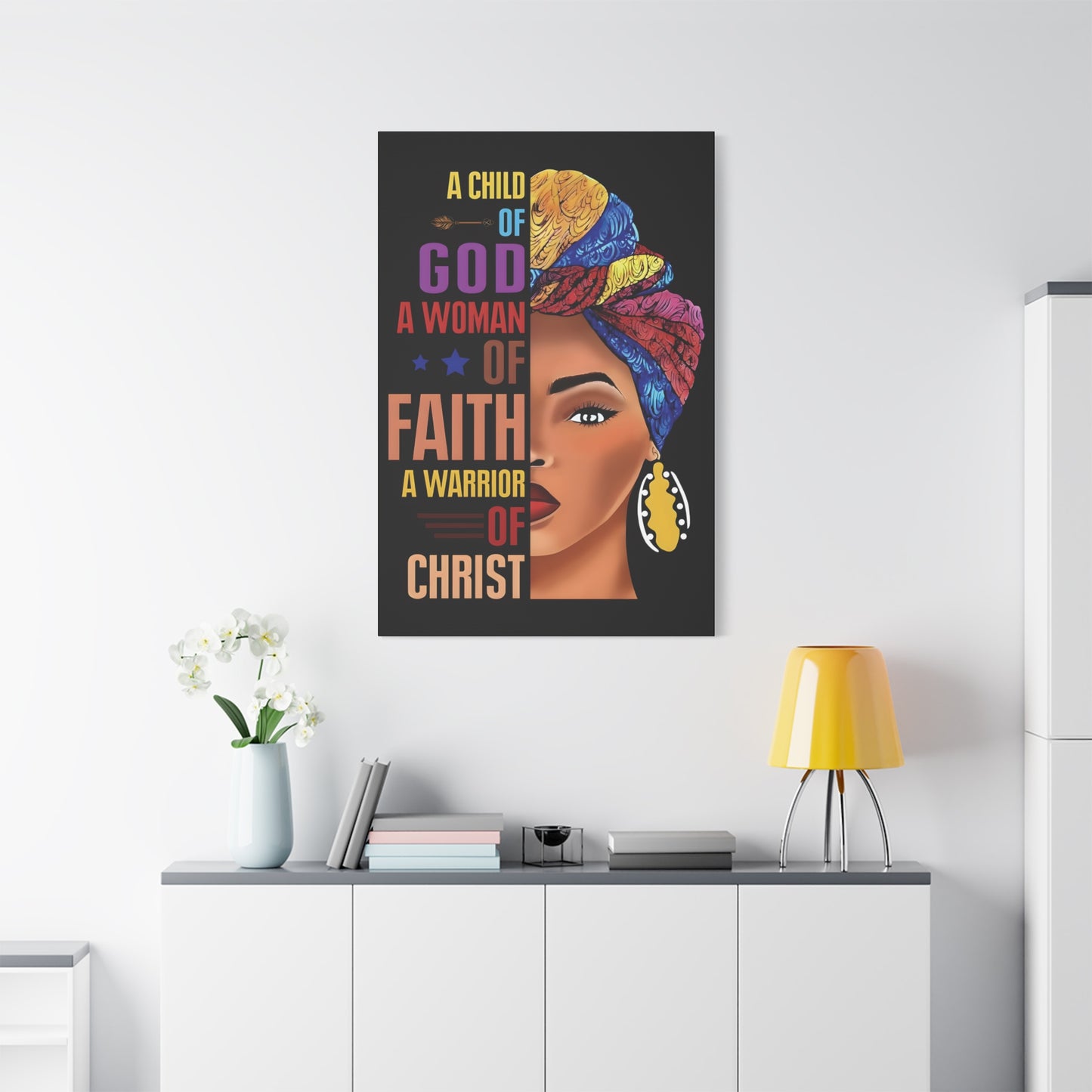 Child of God, Inspirational Canvas Art Print, Faith Decor, Christian Wall Art, Gift for Her, Home Decor