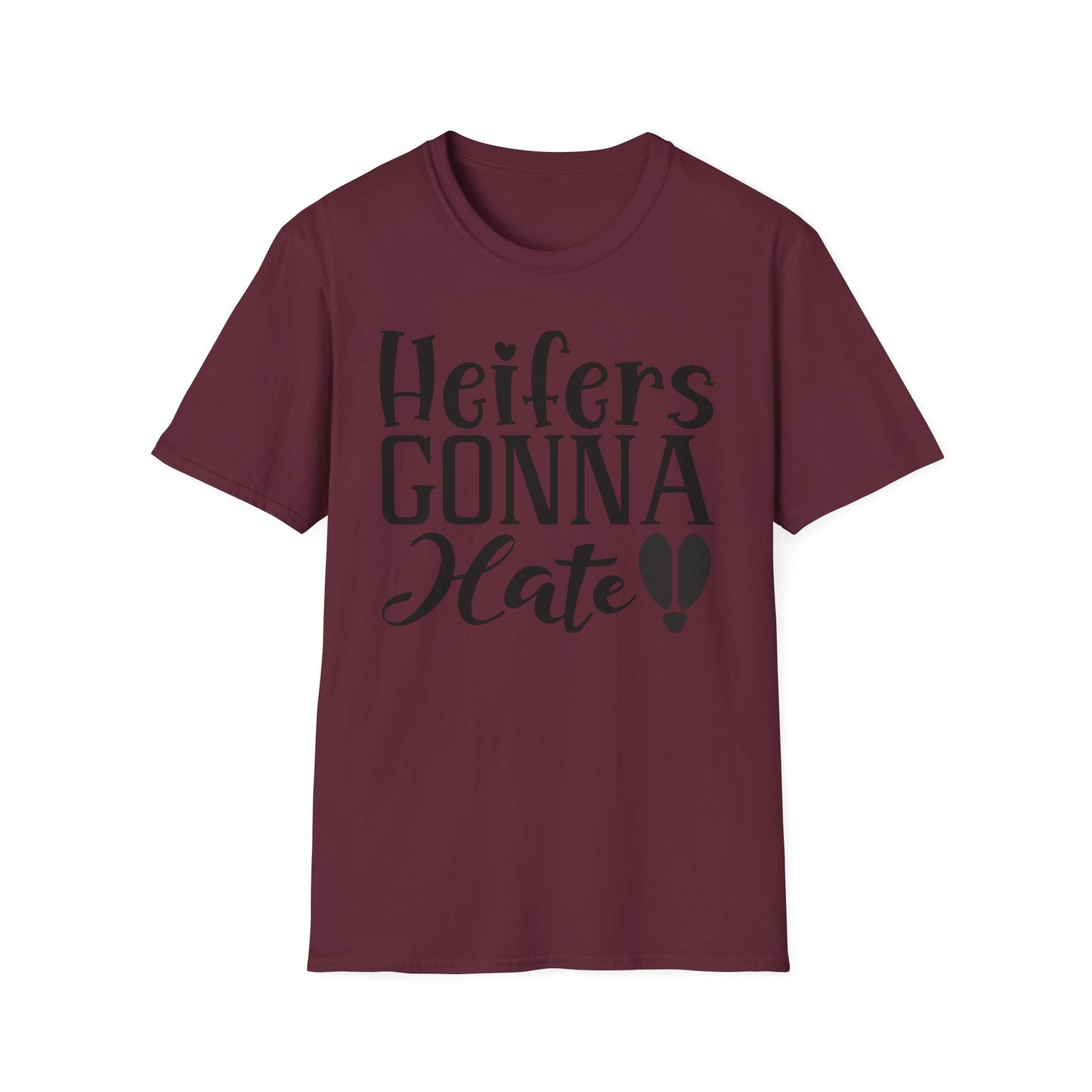 Heifers Gonna Hate Afro Unisex Softstyle T-Shirt