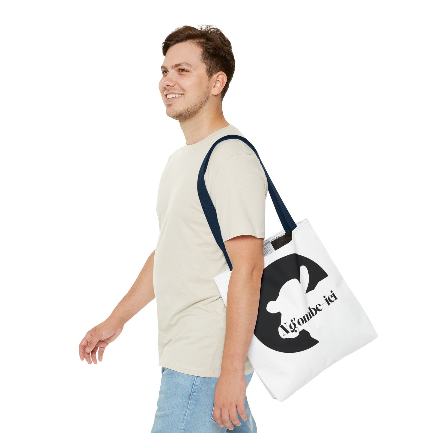 Ngombe-ici Chic Cow Print Tote Bag, Stylish Eco-Friendly Bag, Great for Shopping, Travel, Gifts, and Everyday Use
