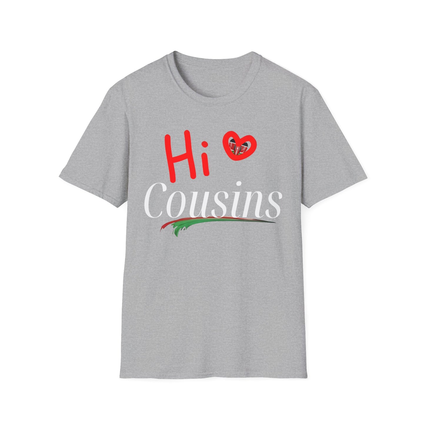 Hi Cousins Love T-Shirt - Fun Family Reunion Tee, Gift for Cousins, Cute Cousin Shirts, Family Gathering Apparel, Holiday Cheer
