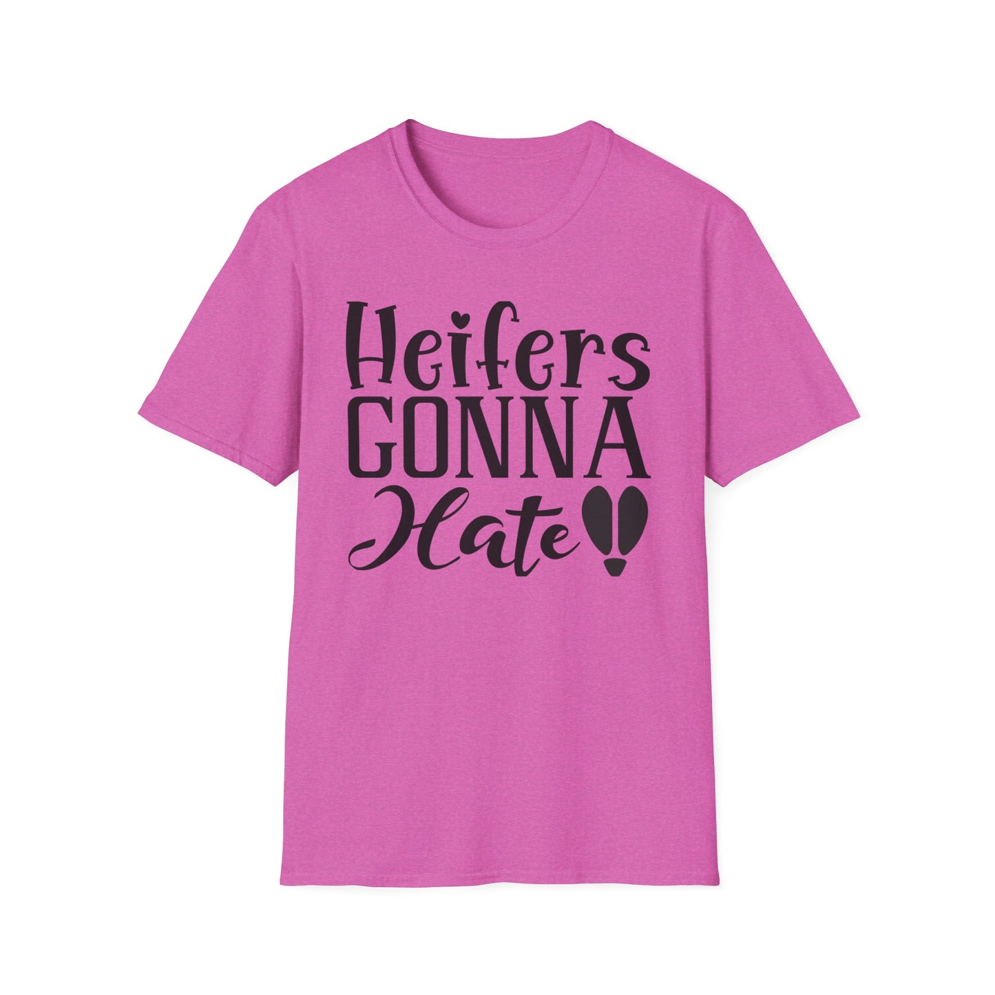 Heifers Gonna Hate Afro Unisex Softstyle T-Shirt