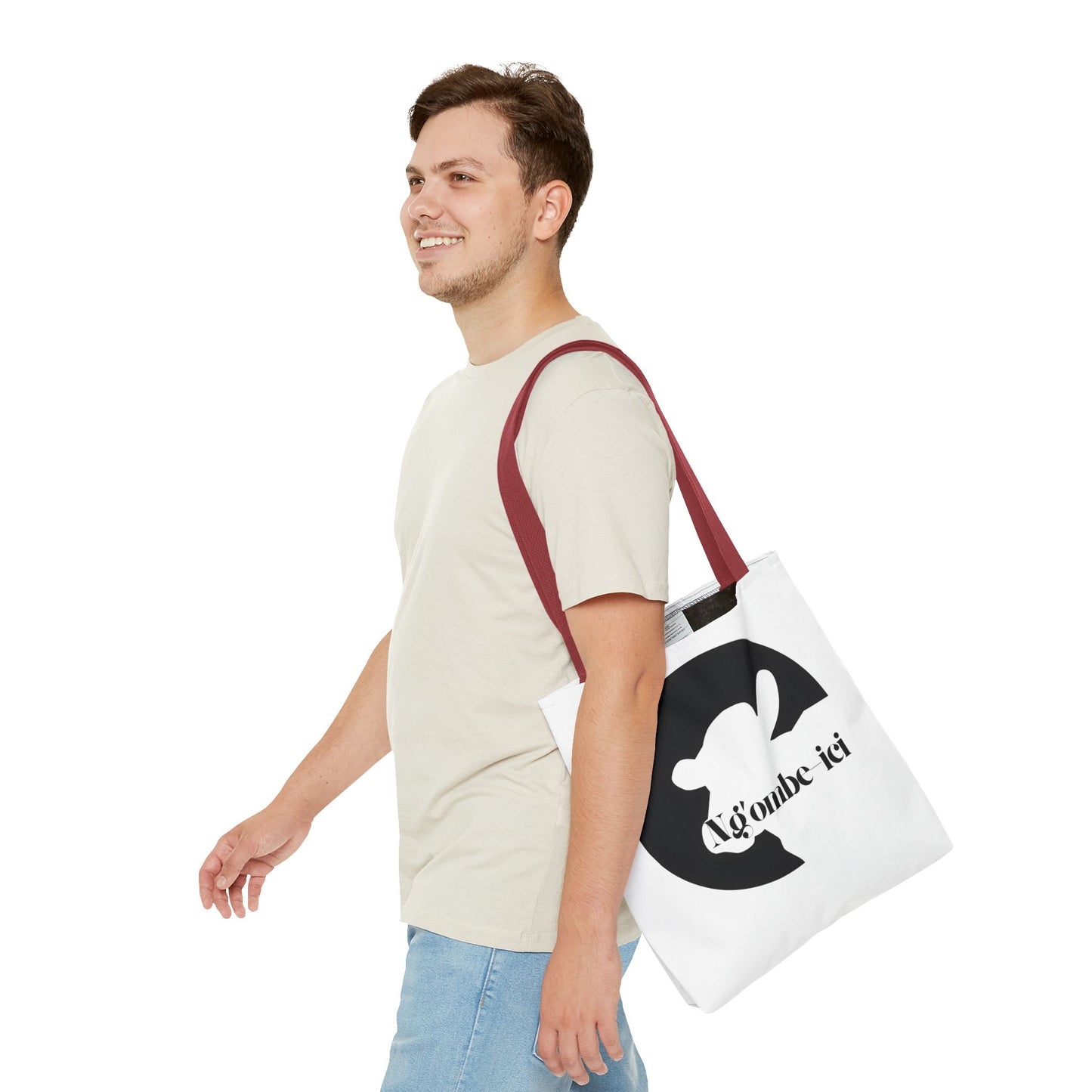 Ngombe-ici Chic Cow Print Tote Bag, Stylish Eco-Friendly Bag, Great for Shopping, Travel, Gifts, and Everyday Use