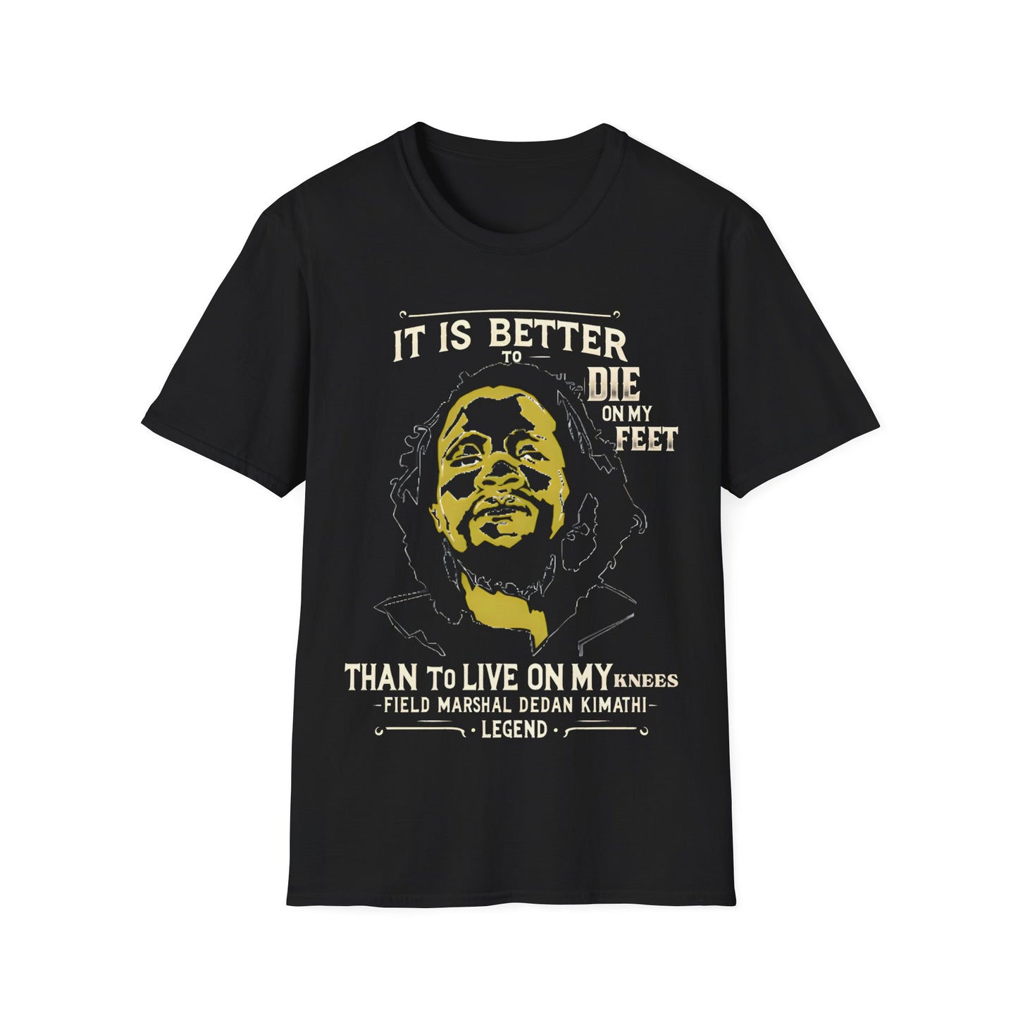 Dedan Kimathi - Freedom T-Shirt - Kenyan Hero