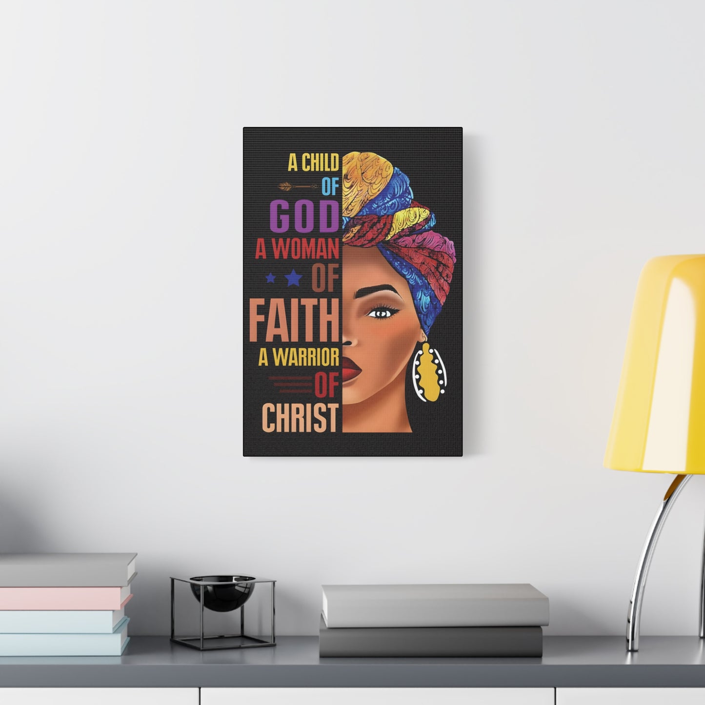 Child of God, Inspirational Canvas Art Print, Faith Decor, Christian Wall Art, Gift for Her, Home Decor