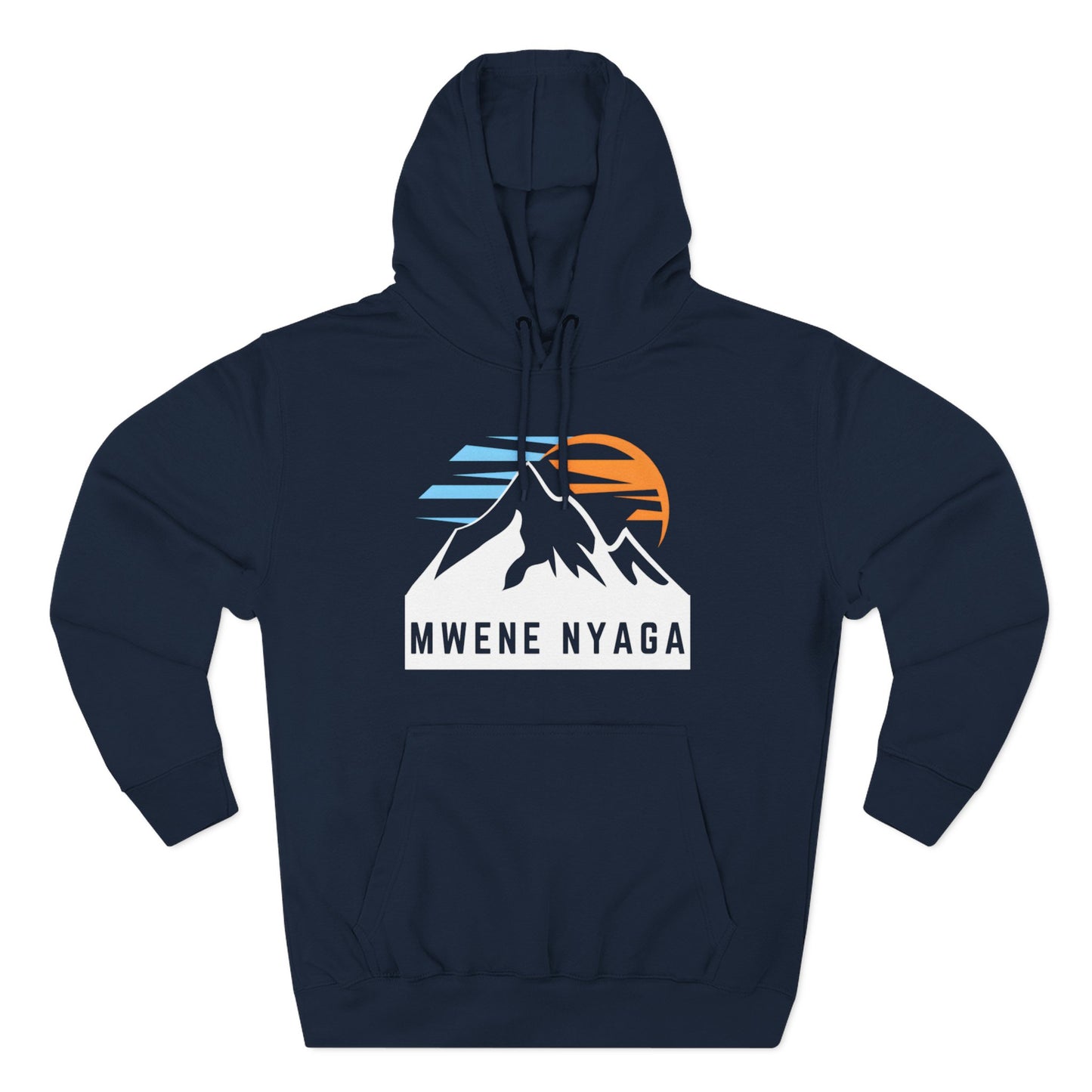 Mountain Sunset Three-Panel Fleece Hoodie - MWENE NYAGA