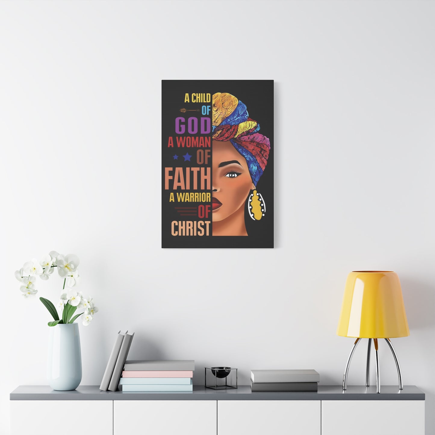 Child of God, Inspirational Canvas Art Print, Faith Decor, Christian Wall Art, Gift for Her, Home Decor