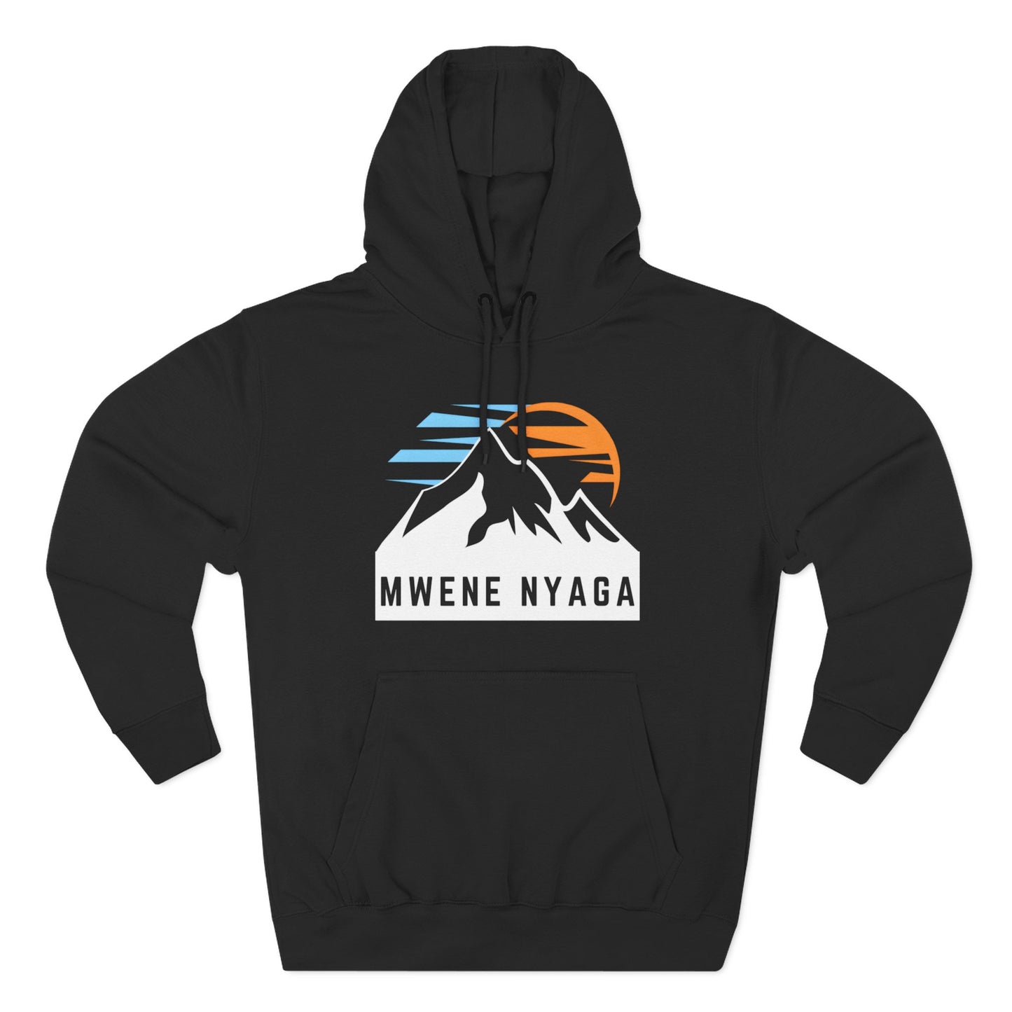 Mountain Sunset Three-Panel Fleece Hoodie - MWENE NYAGA