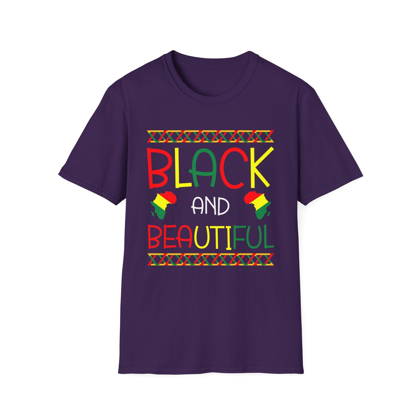 Black And Beautiful Unisex Softstyle T-Shirt