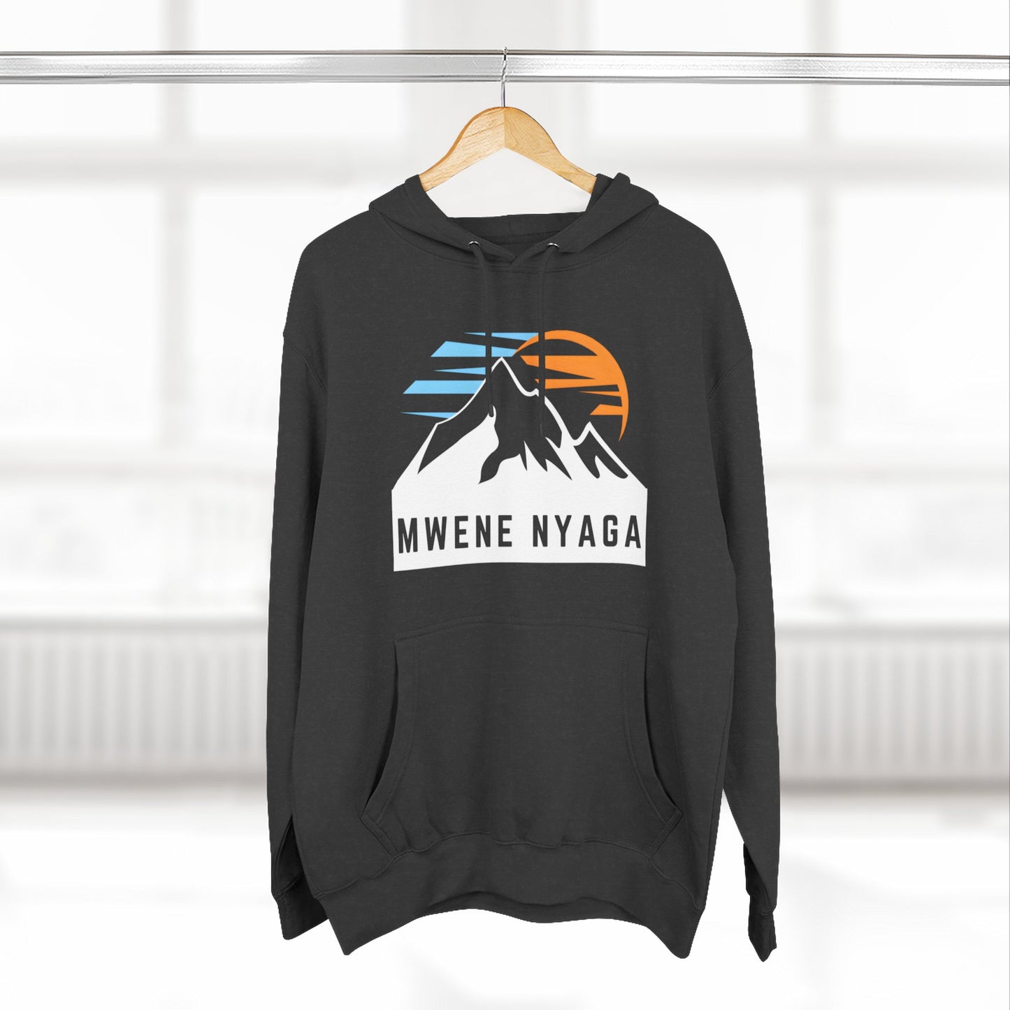 Mountain Sunset Three-Panel Fleece Hoodie - MWENE NYAGA
