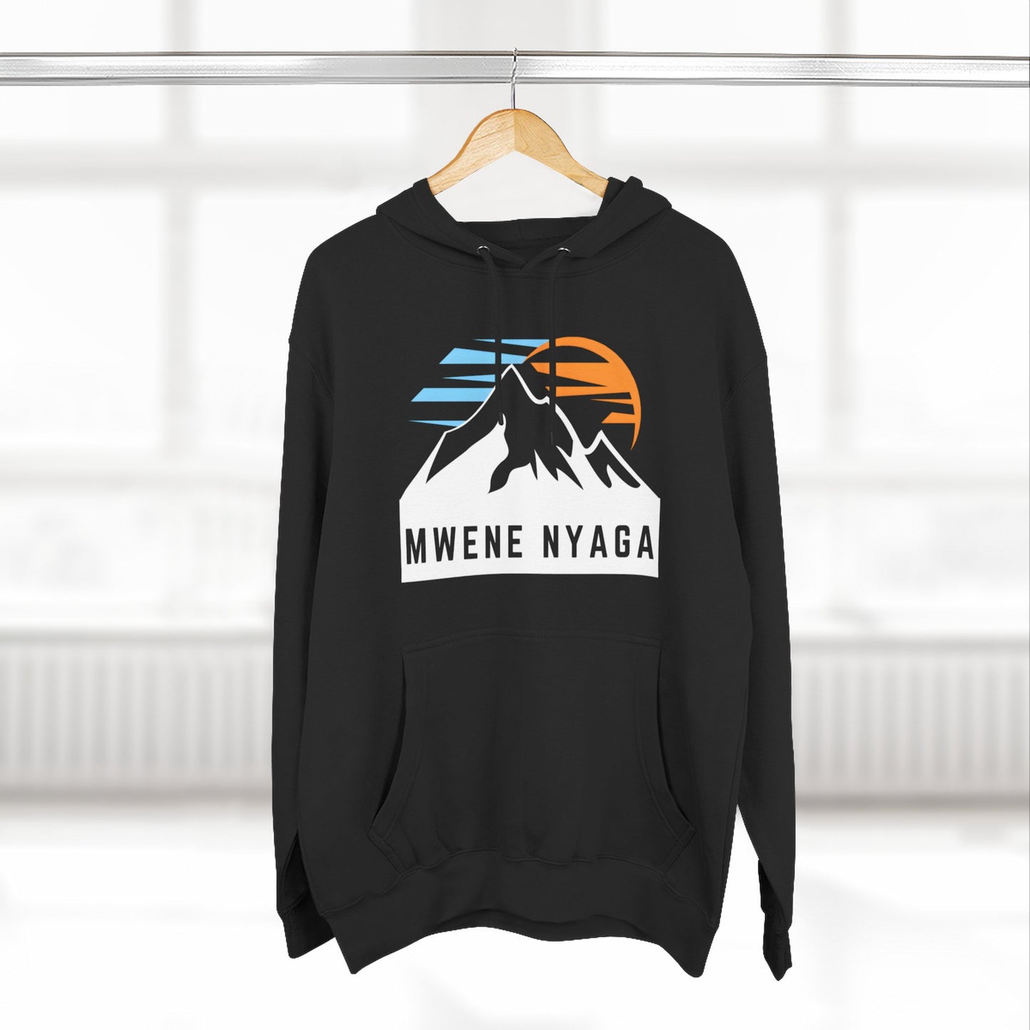 Mountain Sunset Three-Panel Fleece Hoodie - MWENE NYAGA