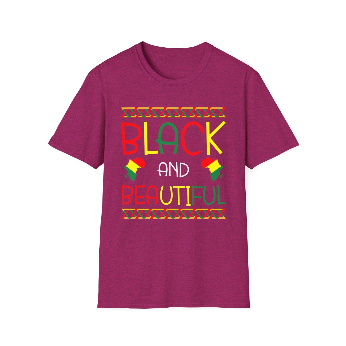 Black And Beautiful Unisex Softstyle T-Shirt