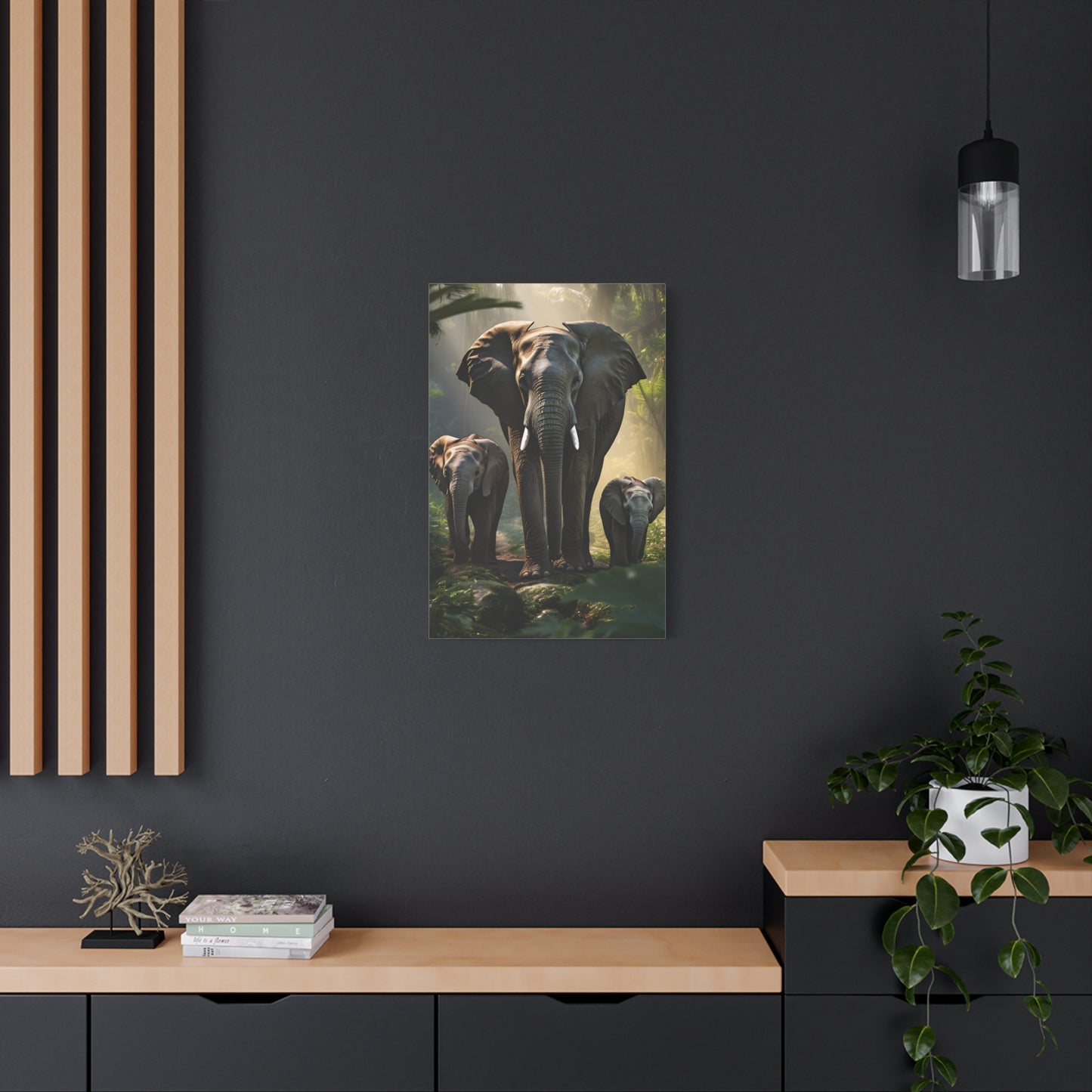 Majestic Elephant Canvas Print, Wall Art, Nature Decor, Animal Lover Gift, Safari Wall Art, Wildlife Artwork