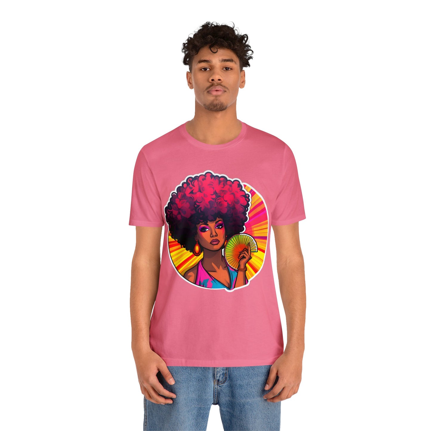 Retro Afro Short Sleeve T-Shirt