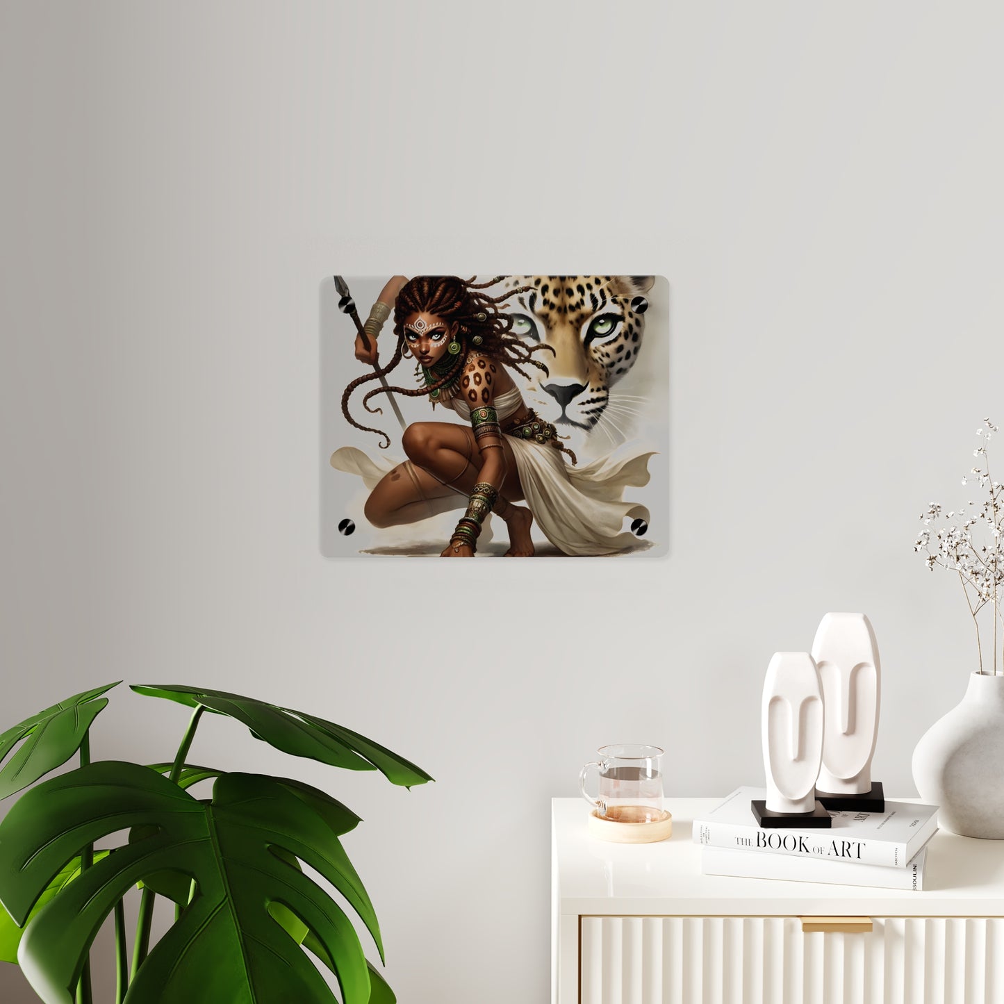 Fierce Nature Acrylic Wall Art Panel, Inspirational Home Decor, Animal Lover Gift, Unique Art Piece