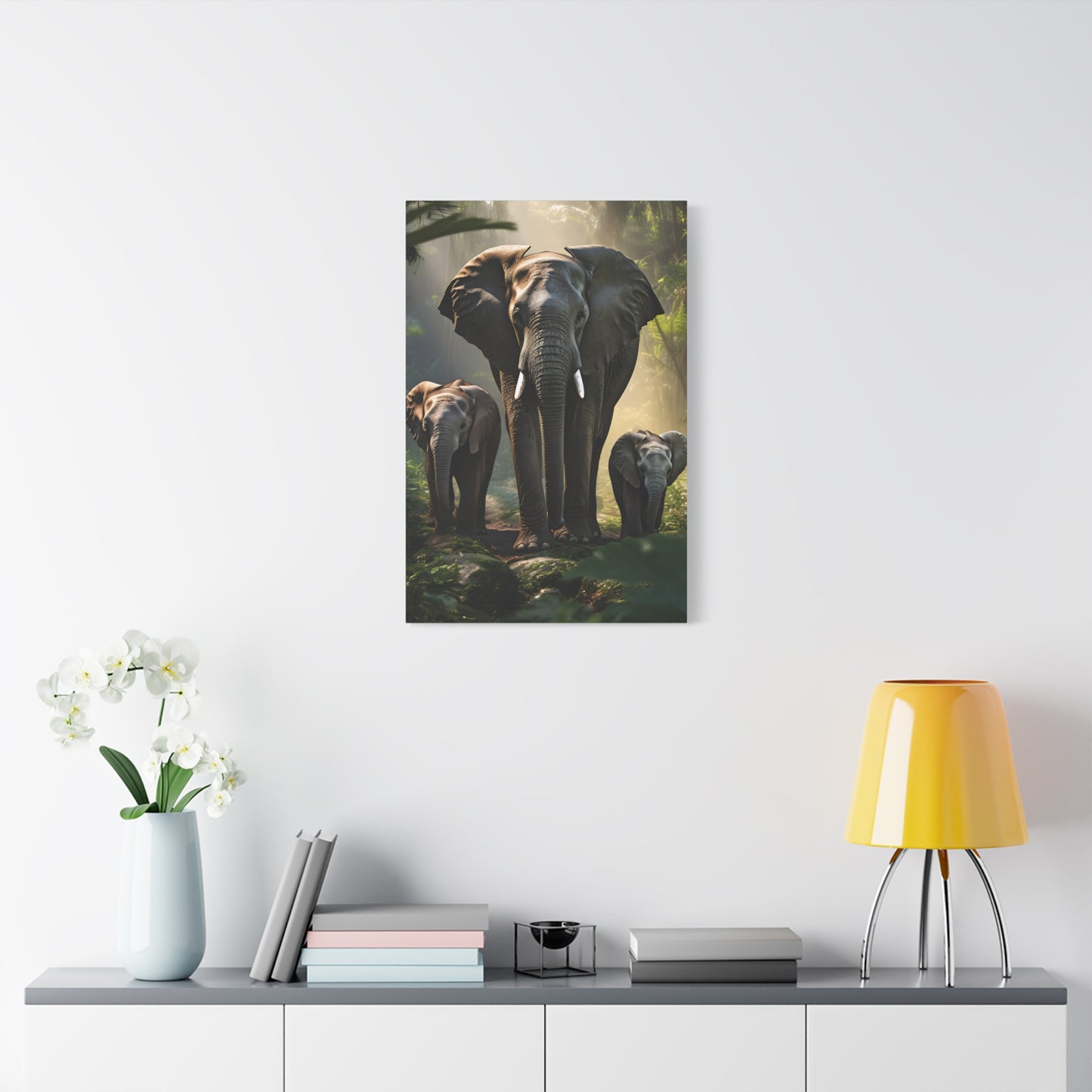 Majestic Elephant Canvas Print, Wall Art, Nature Decor, Animal Lover Gift, Safari Wall Art, Wildlife Artwork