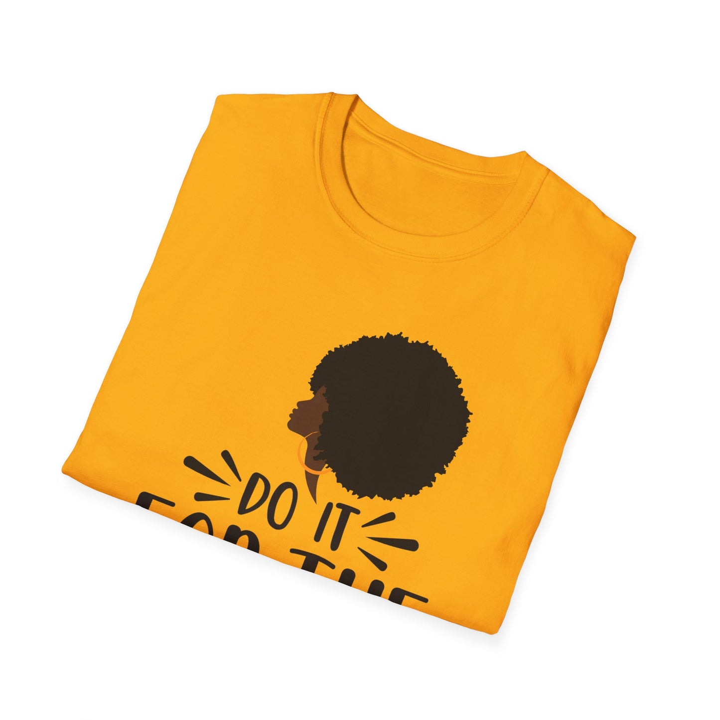 Do It For The Culture Afro Queen Softstyle T-Shirt