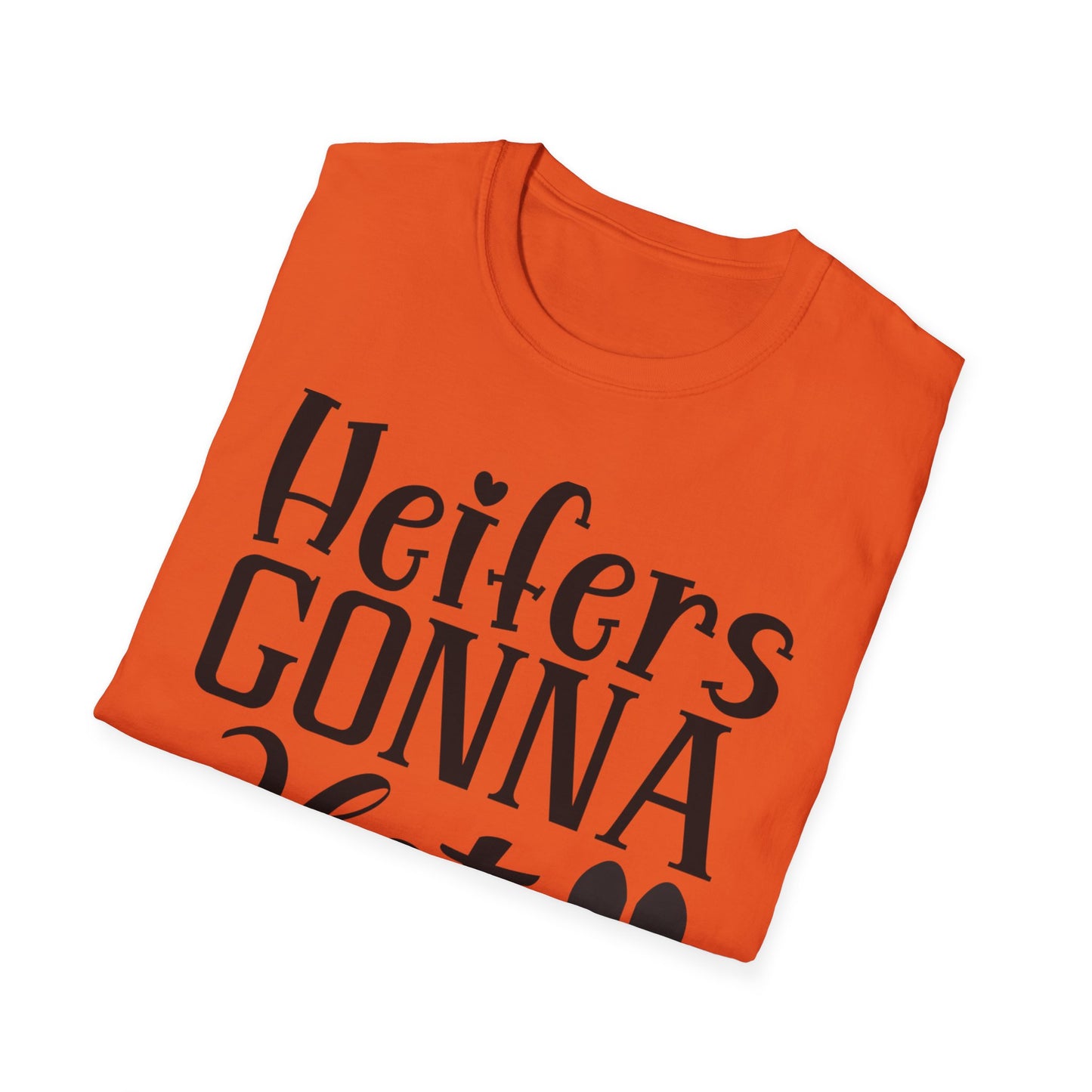 Heifers Gonna Hate Afro Unisex Softstyle T-Shirt