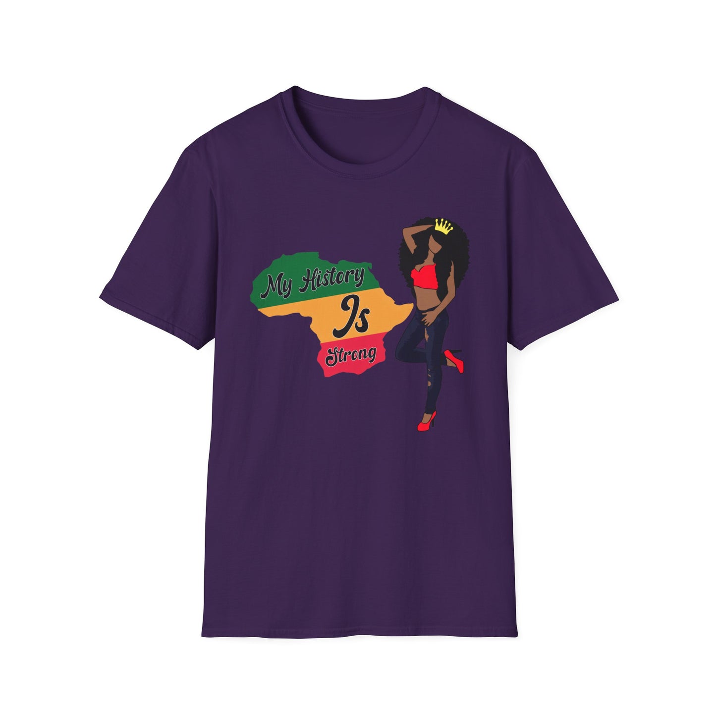 My History is Strong History Queen Softstyle T-Shirt