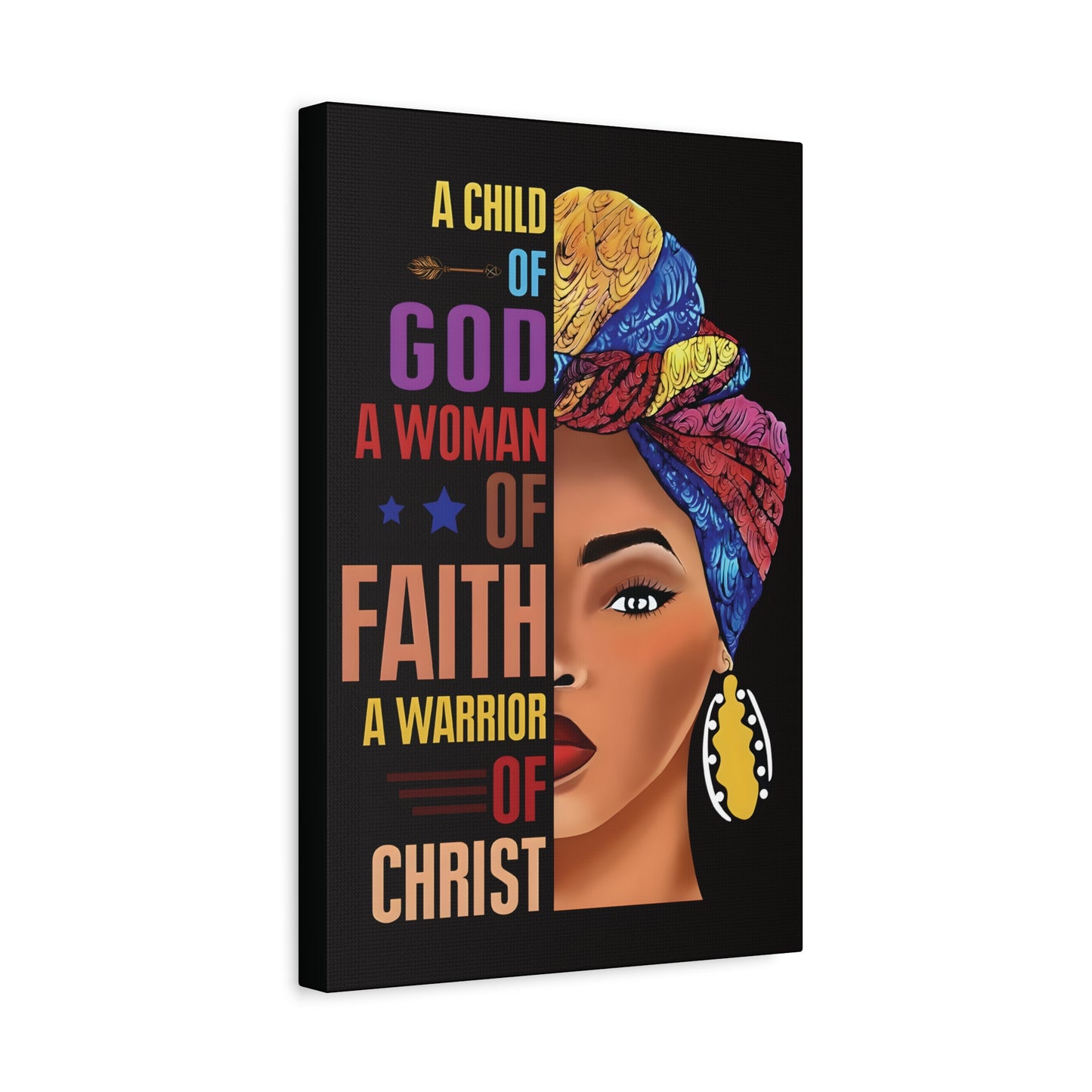 Child of God, Inspirational Canvas Art Print, Faith Decor, Christian Wall Art, Gift for Her, Home Decor