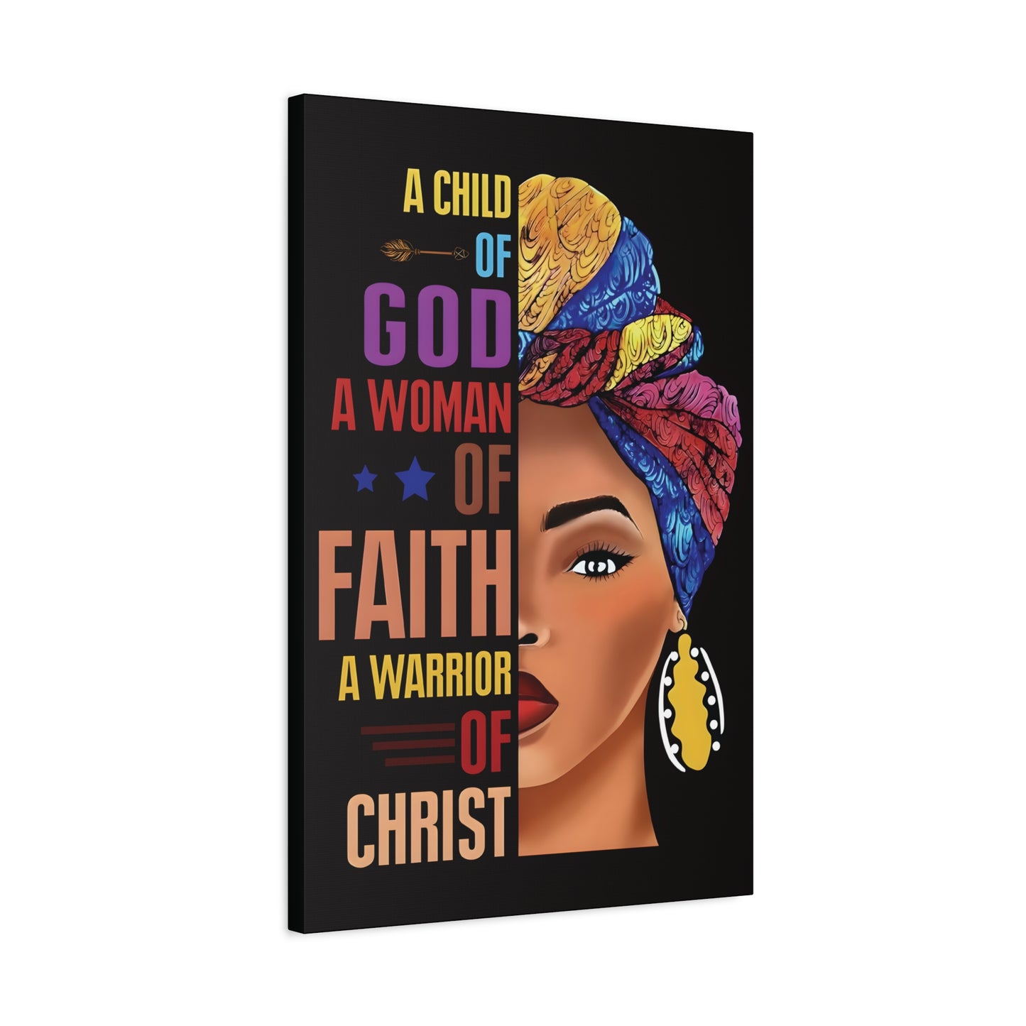 Child of God, Inspirational Canvas Art Print, Faith Decor, Christian Wall Art, Gift for Her, Home Decor