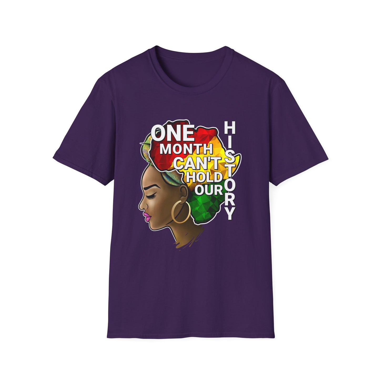 One Month Cant Hold Our History Queen Softstyle T-Shirt