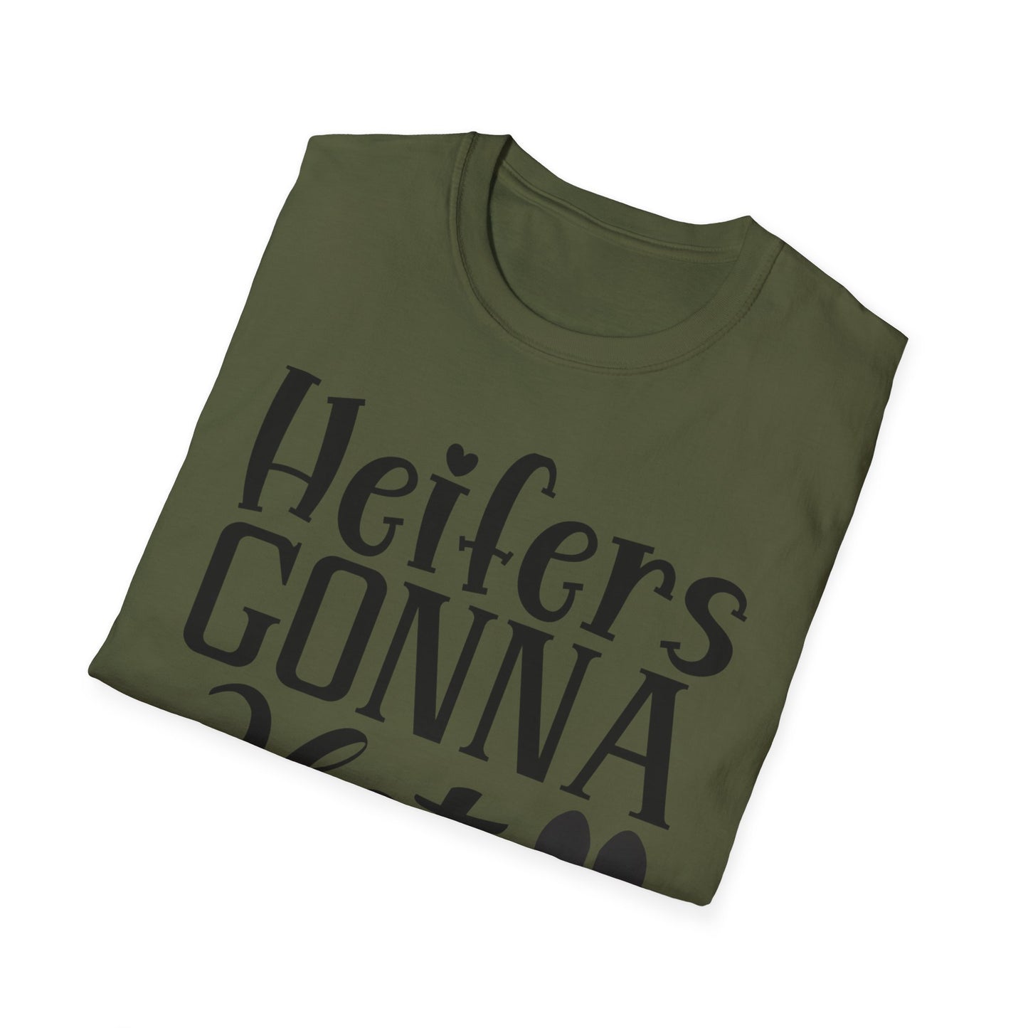 Heifers Gonna Hate Afro Unisex Softstyle T-Shirt