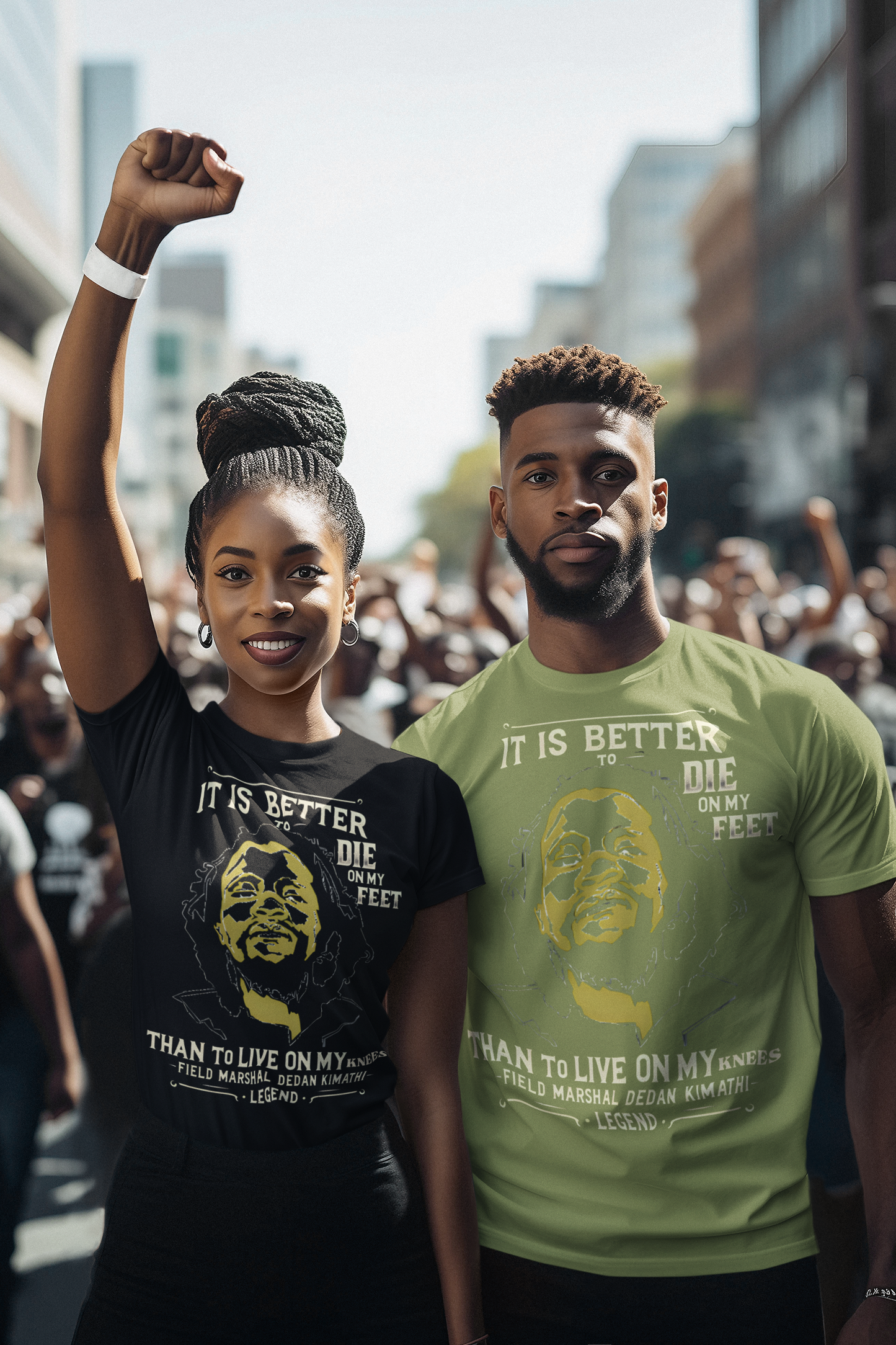 Dedan Kimathi - Freedom T-Shirt - Kenyan Hero