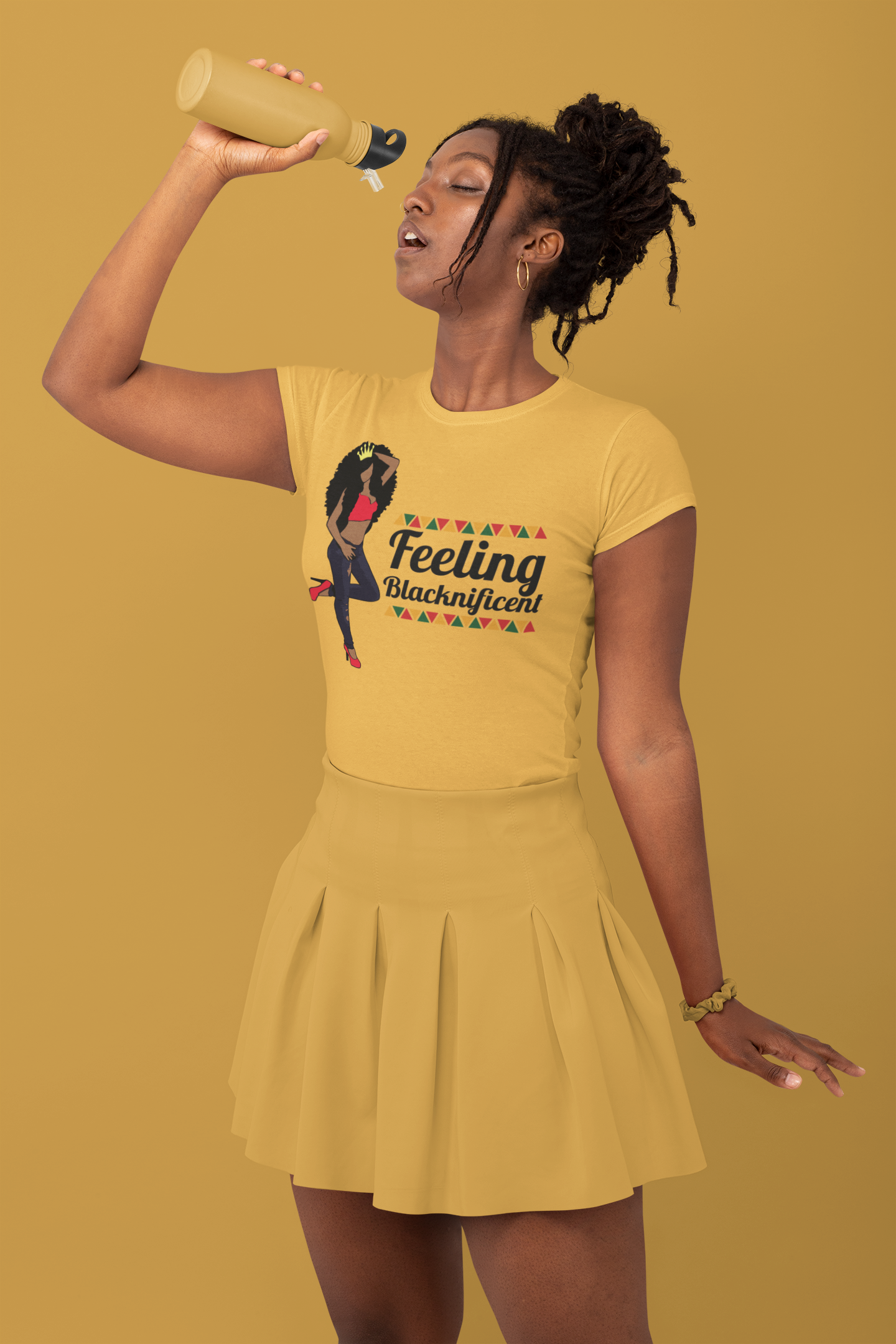 Black Queen Feeling Blacknificent Unisex Softstyle T-Shirt